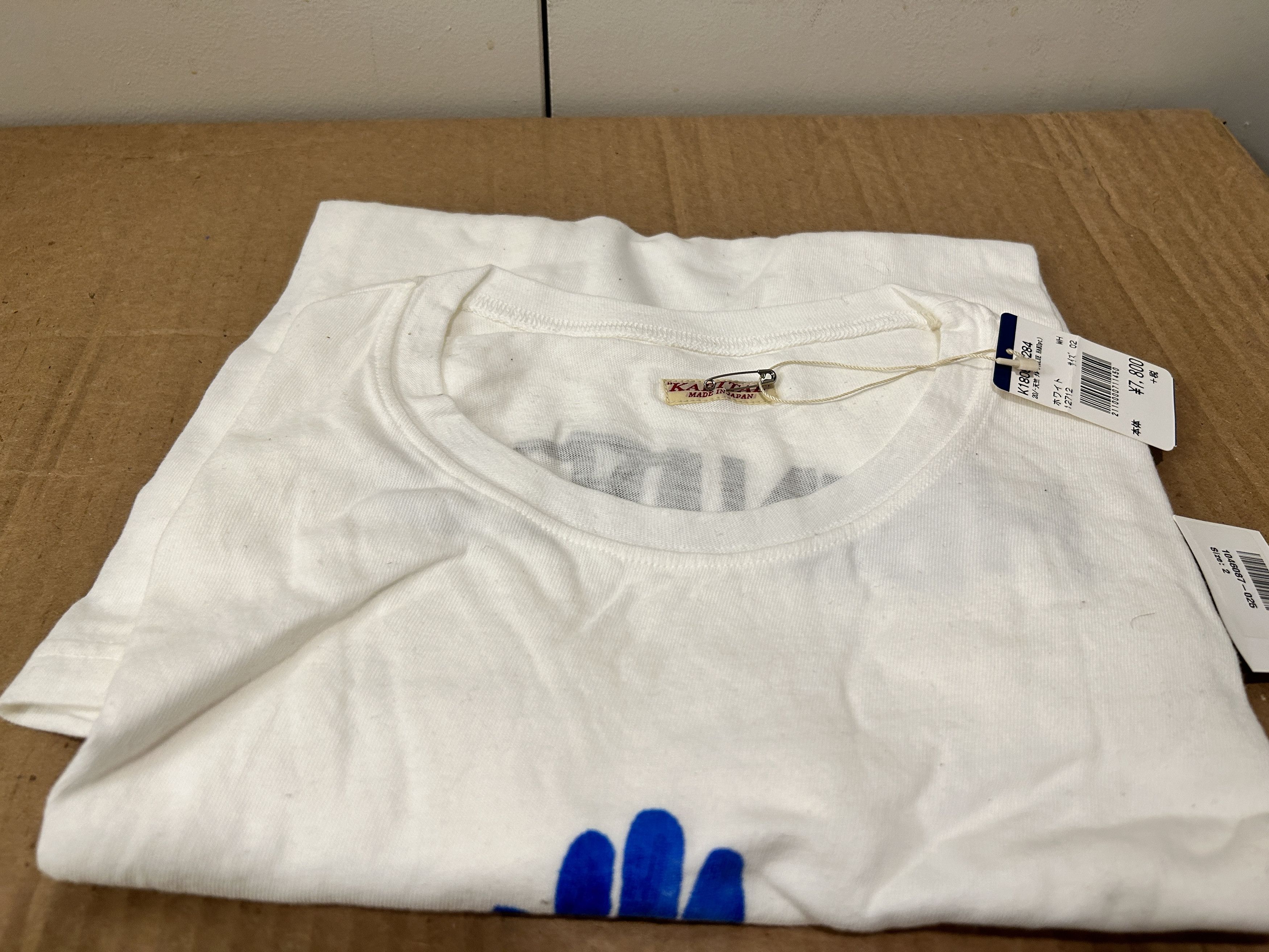 Kapital Kapital Kountry blue handed t-shirt White Size US M / EU 48-50 / 2 - 3 Thumbnail