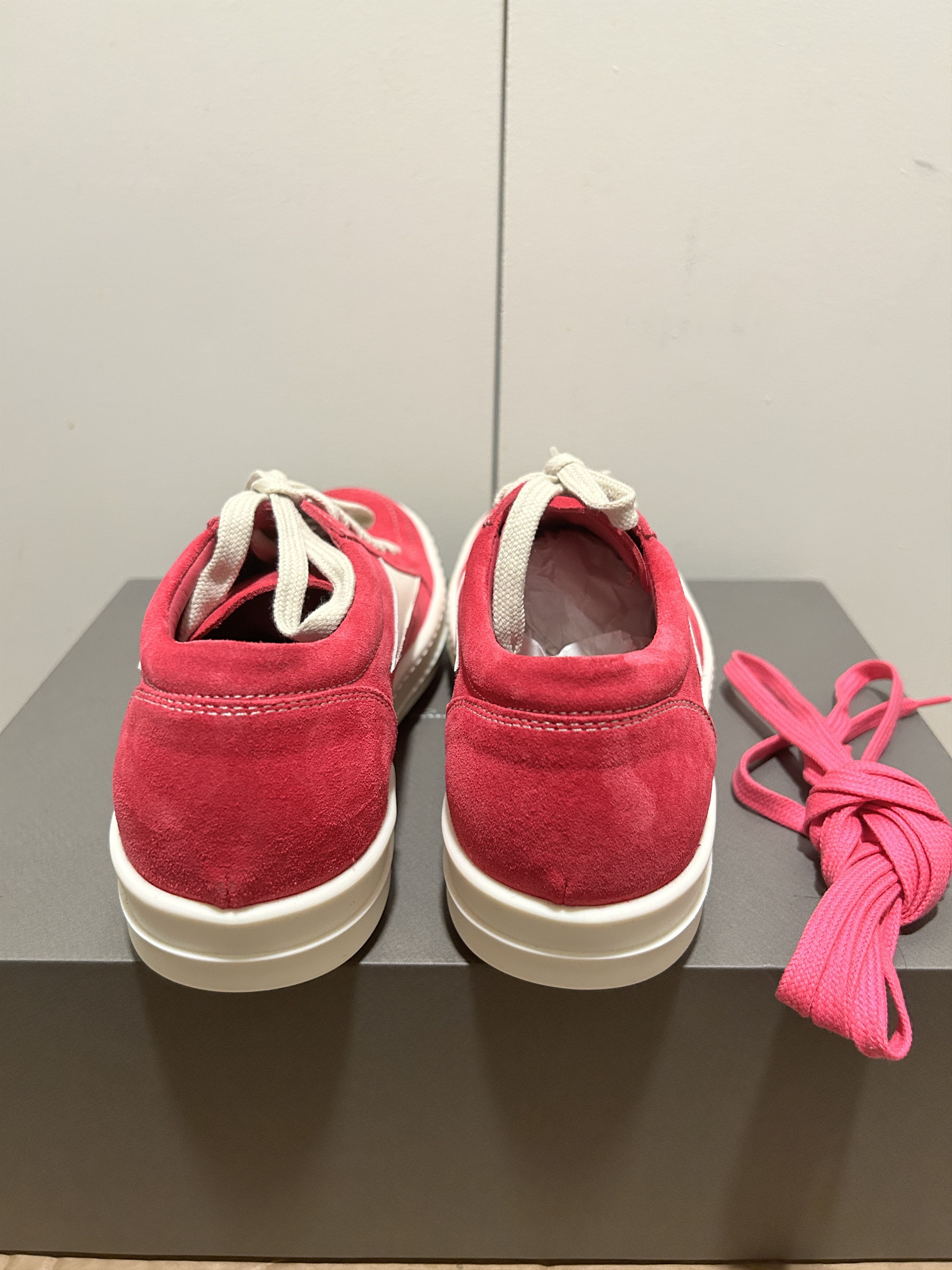 Rick Owens RICK OWENS VINTAGE SNEAKERS LOW S/S 23 EDFU - hot pink Size US 9 / EU 42 - 4 Thumbnail