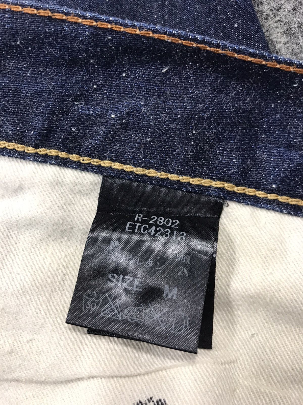 Japanese Brand × Vintage RNA Inc Skinny Style Cut Pants Distressed Dark Indigo Denim Size US 32 / EU 48 - 9 Thumbnail