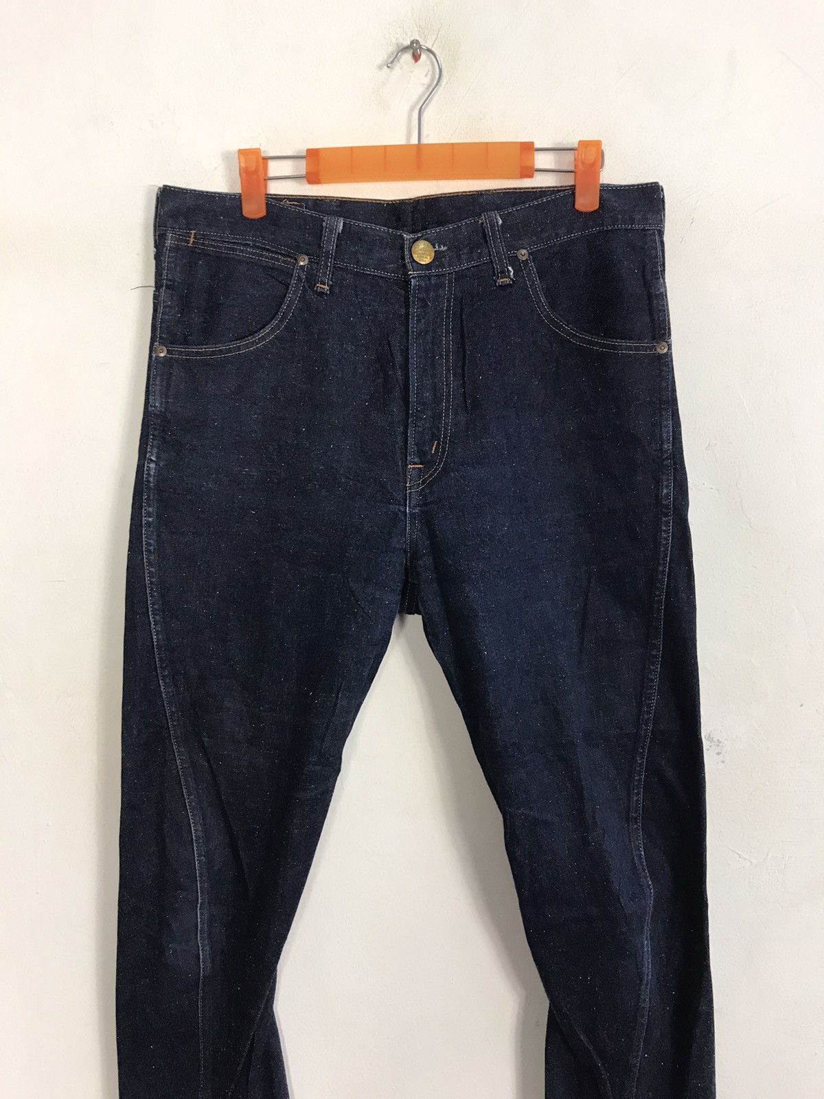 Japanese Brand × Vintage RNA Inc Skinny Style Cut Pants Distressed Dark Indigo Denim Size US 32 / EU 48 - 3 Thumbnail
