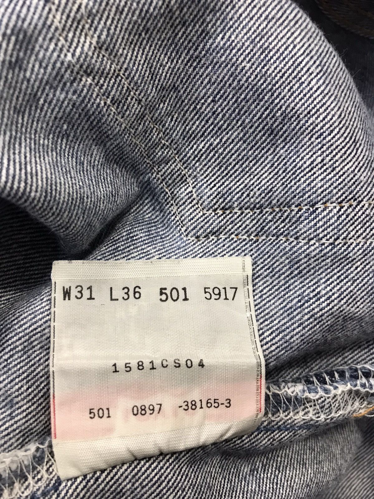 Levi's 90s Levi’s Strauss & Co Lot 501xx Buttonfly Straight Cut Size US 30 / EU 46 - 11 Thumbnail