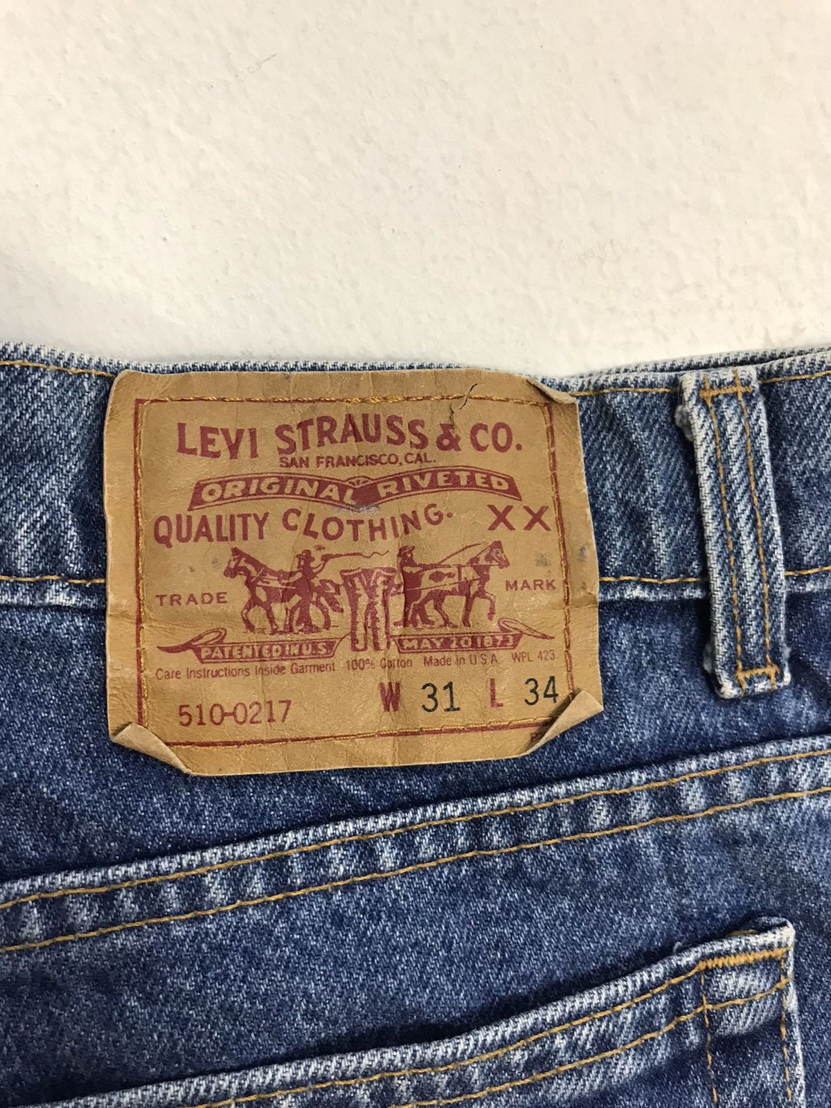 Levi's 90s Levi’s Strauss & Co Lot 510-0217 Regular Fits Pants Size US 30 / EU 46 - 7 Thumbnail