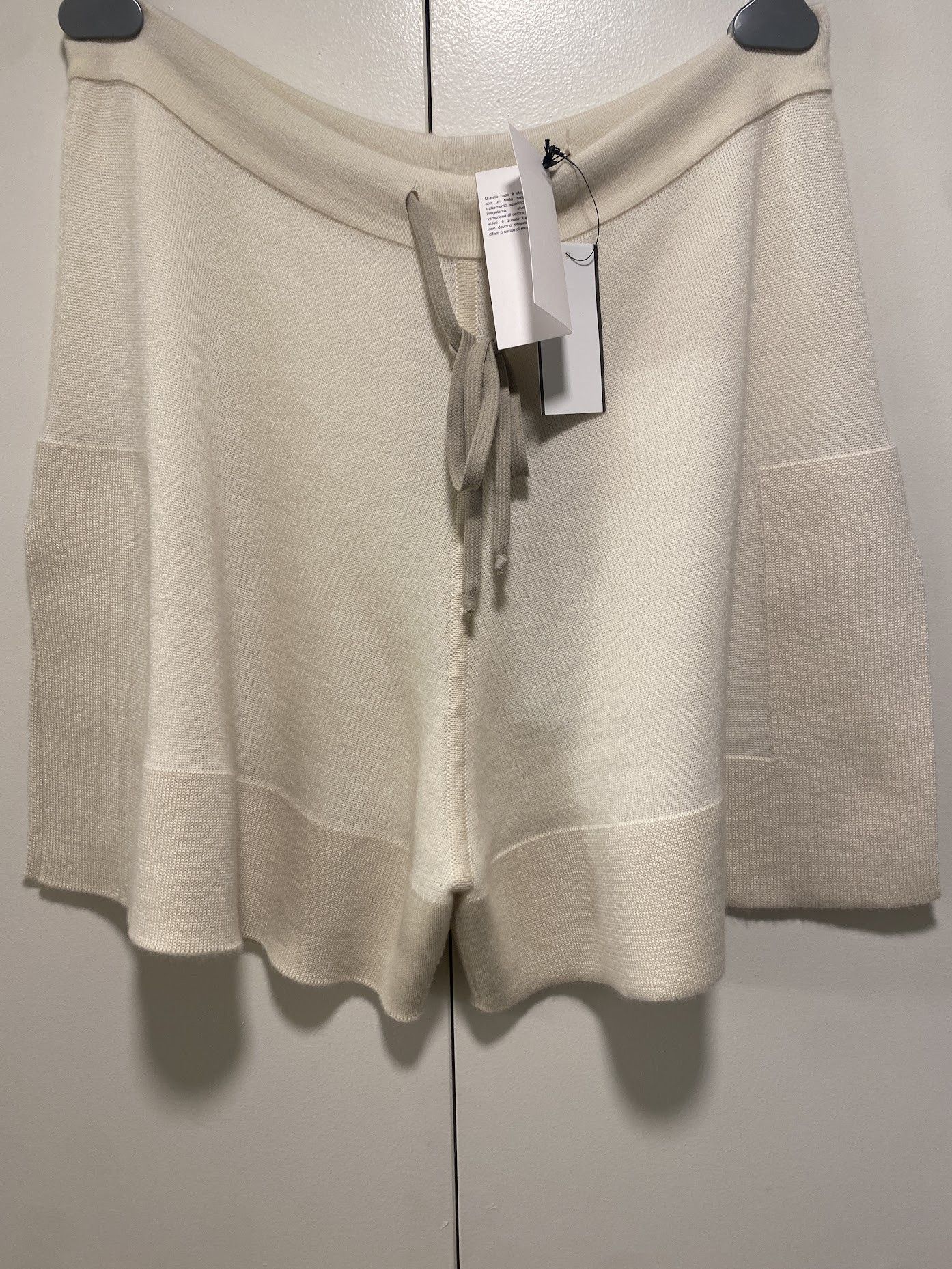 Rick Owens rick owens fogchine s/s21 cashmere shorts SLIT- cream Size US 30 / EU 46 - 1 Thumbnail