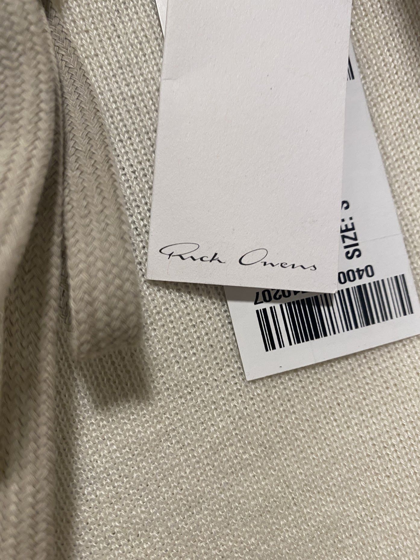Rick Owens rick owens fogchine s/s21 cashmere shorts SLIT- cream Size US 30 / EU 46 - 4 Thumbnail