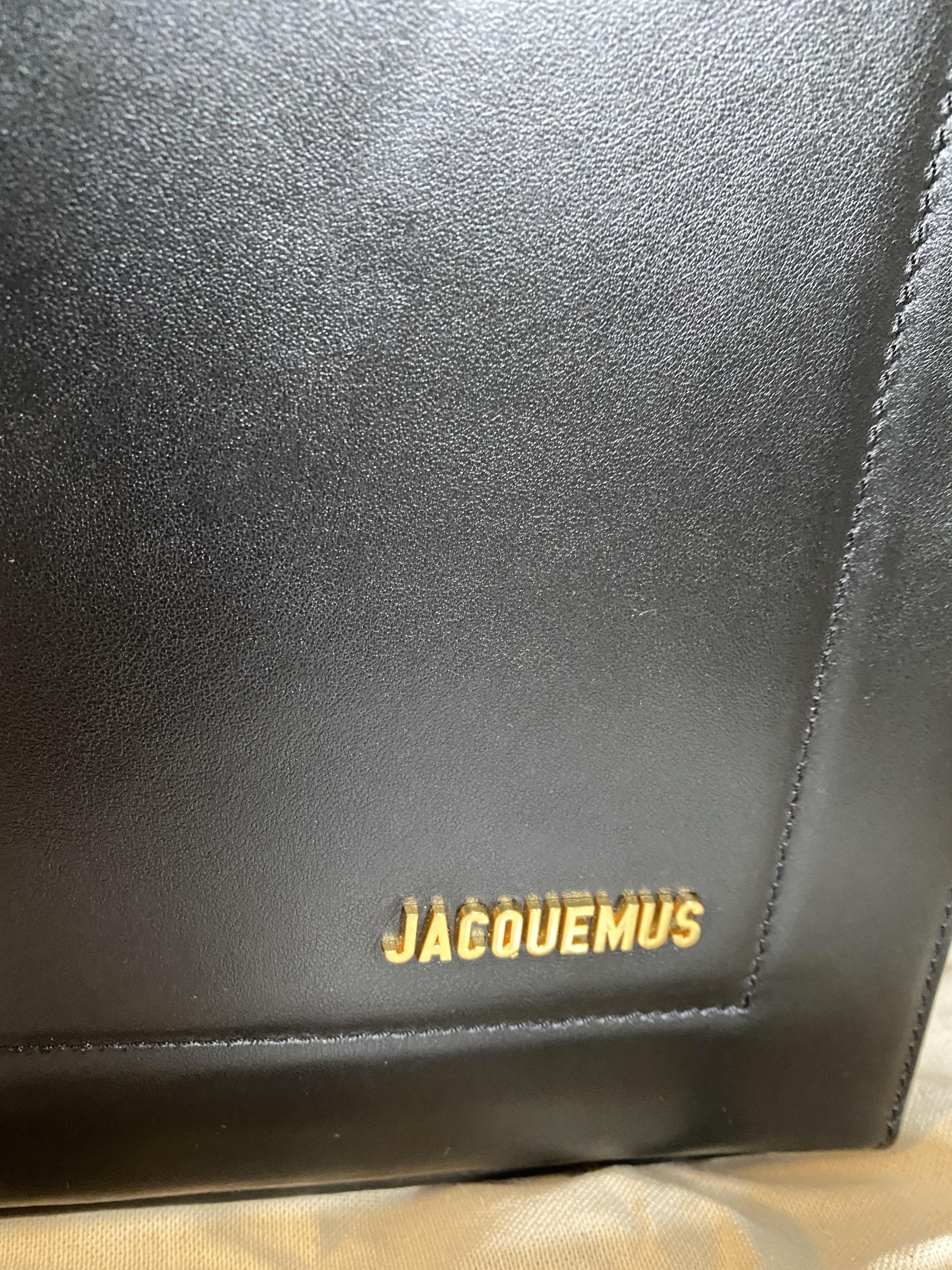 Jacquemus JACQUEMUS Le Cabas Neve Black Leather tote shopping bag Size ONE SIZE - 2 Thumbnail