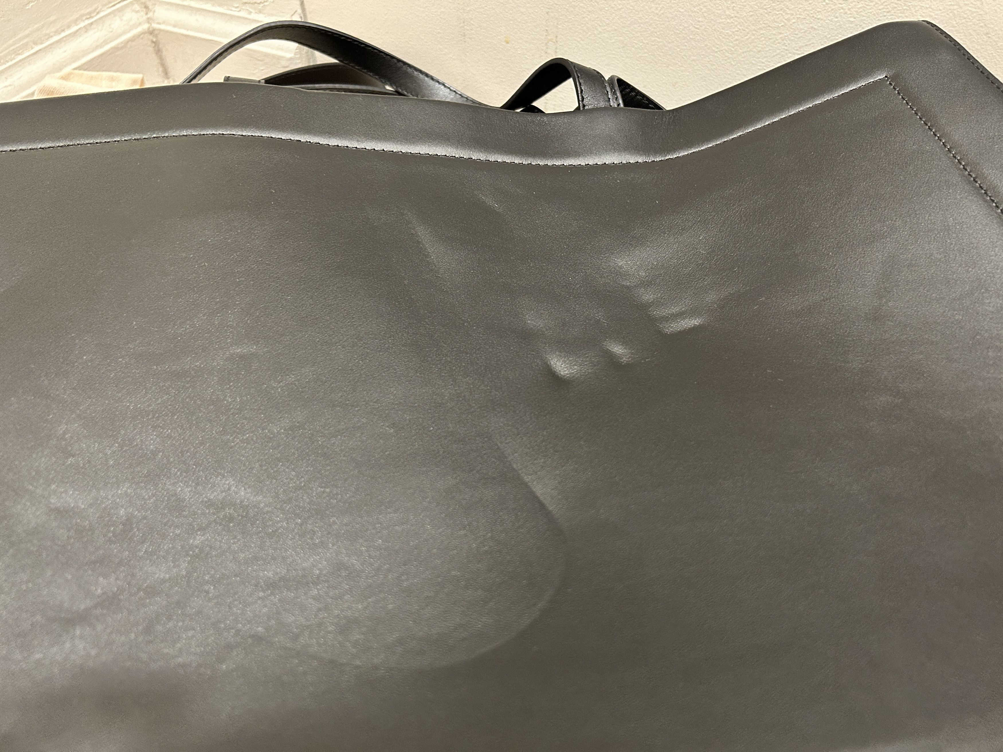 Jacquemus JACQUEMUS Le Cabas Neve Black Leather tote shopping bag Size ONE SIZE - 7 Thumbnail