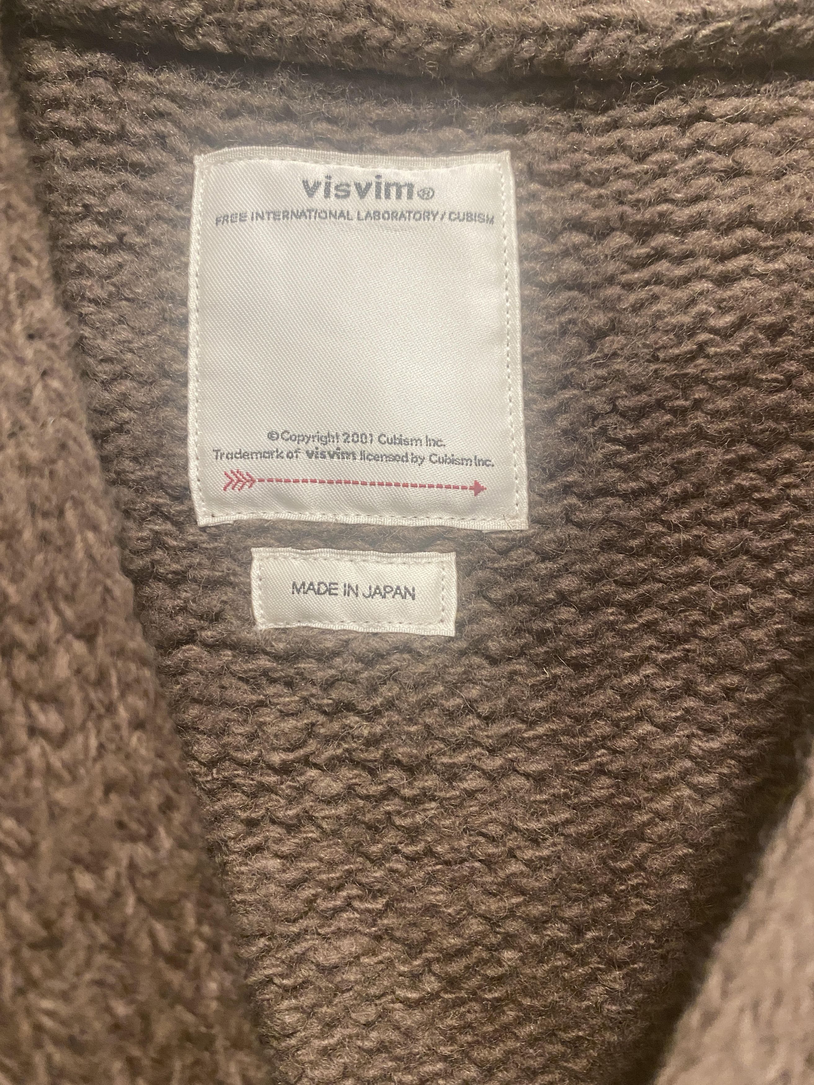 Visvim Visvim Selmer Long Cardigan (Dye) - Charcoal Brown Size US L / EU 52-54 / 3 - 4 Thumbnail