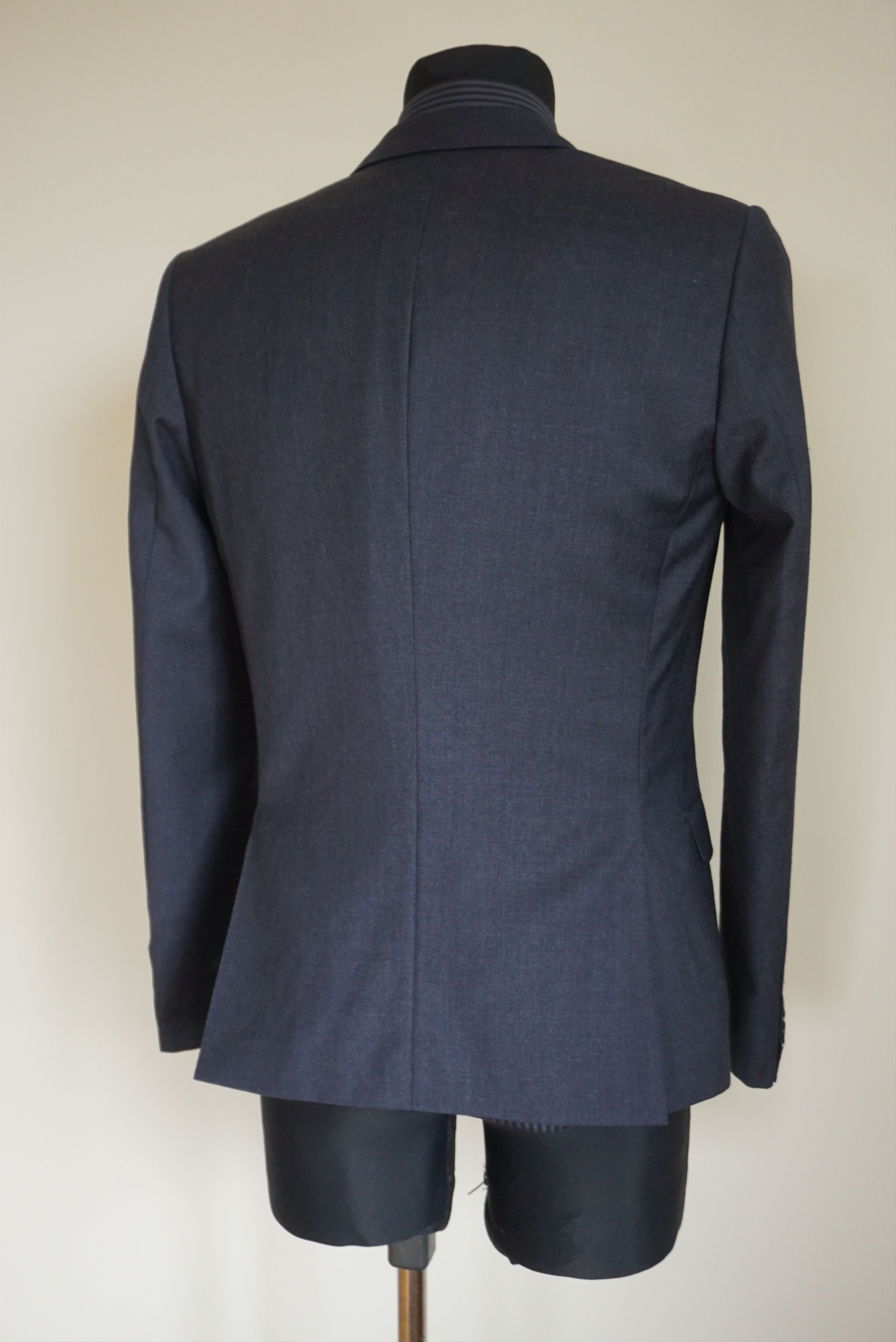 Designer Smart slim fit jacket EU 46 US 36 blazer wool S Classy Size 36R - 8 Thumbnail