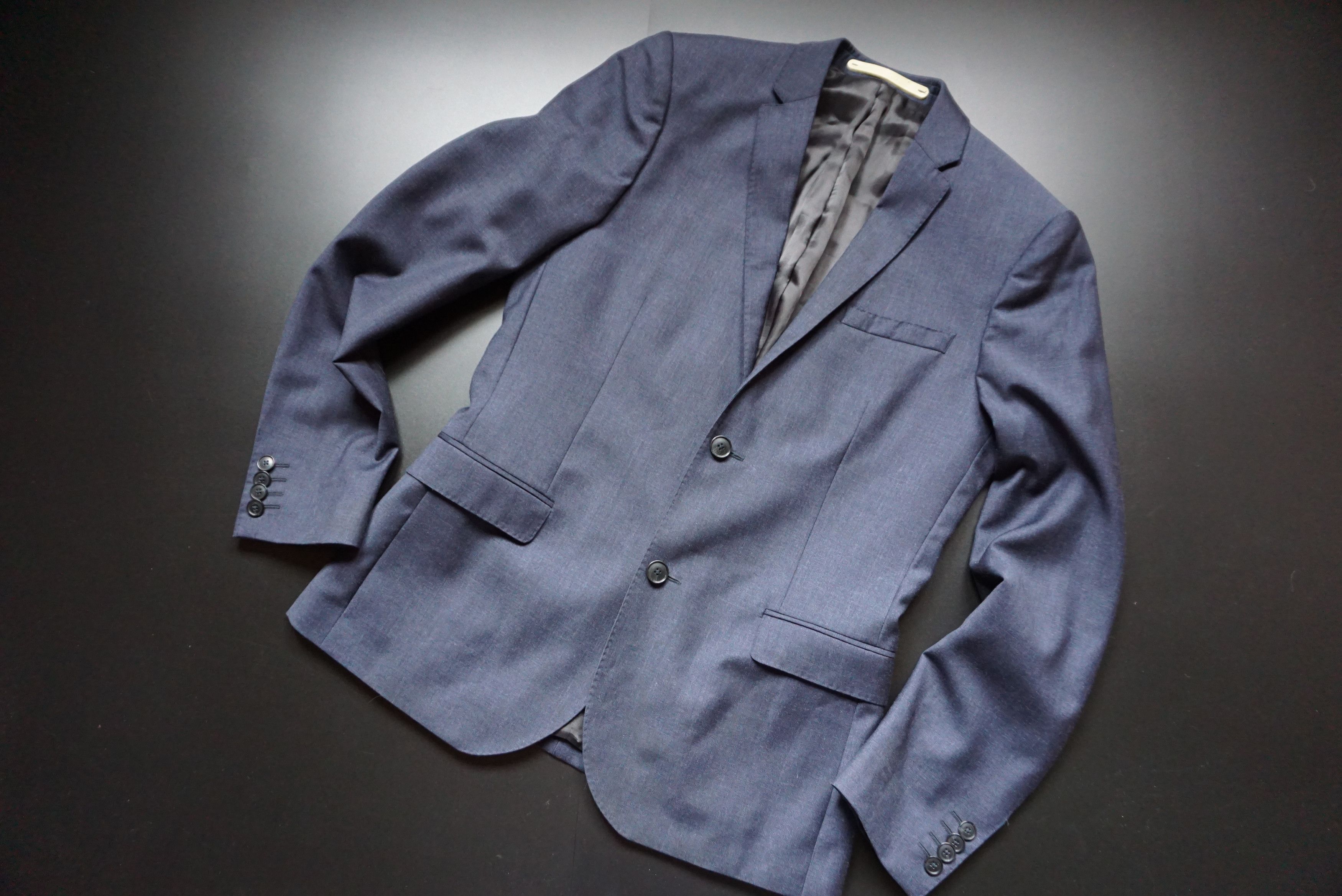 Designer Smart slim fit jacket EU 46 US 36 blazer wool S Classy Size 36R - 17 Thumbnail