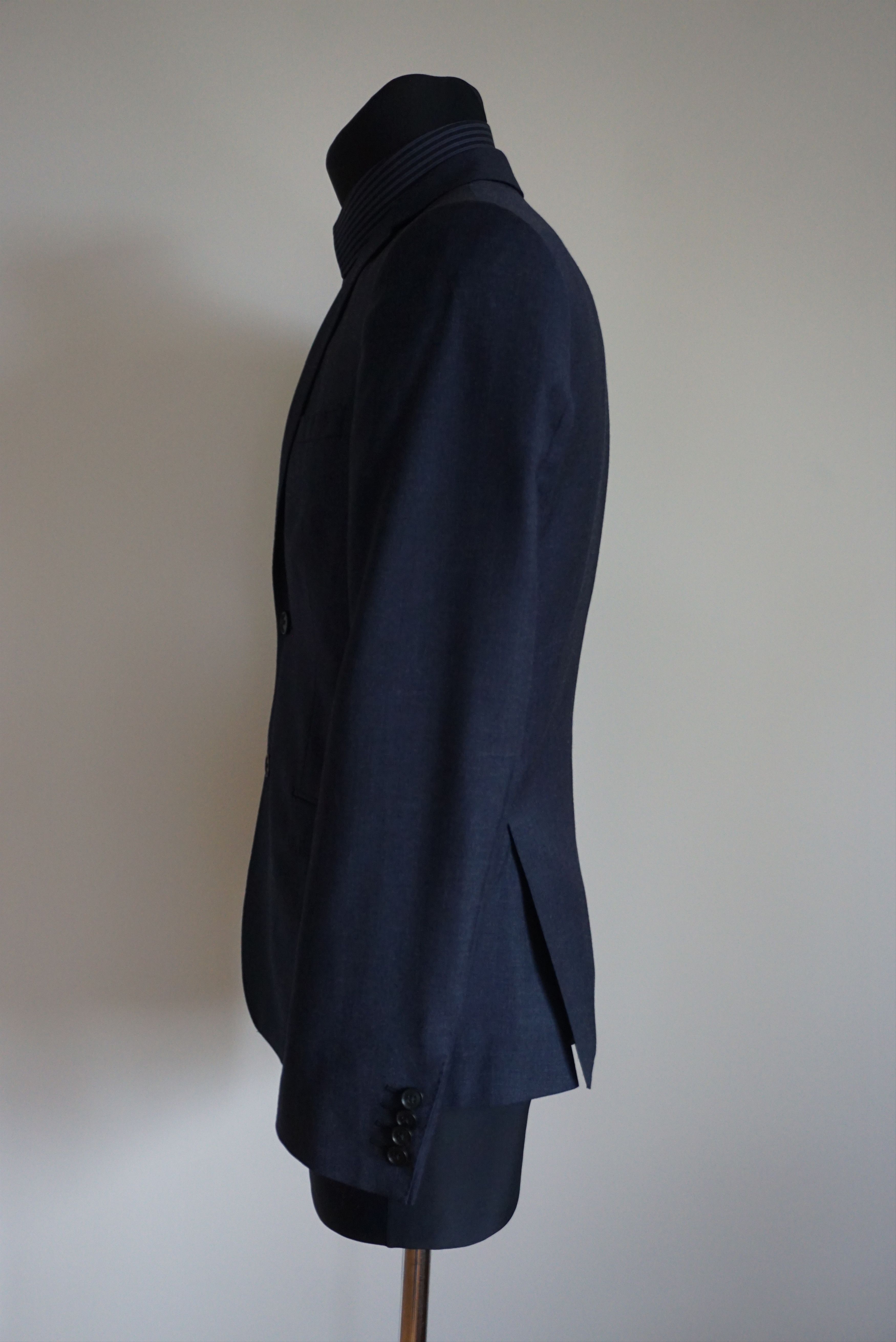 Designer Smart slim fit jacket EU 46 US 36 blazer wool S Classy Size 36R - 6 Thumbnail