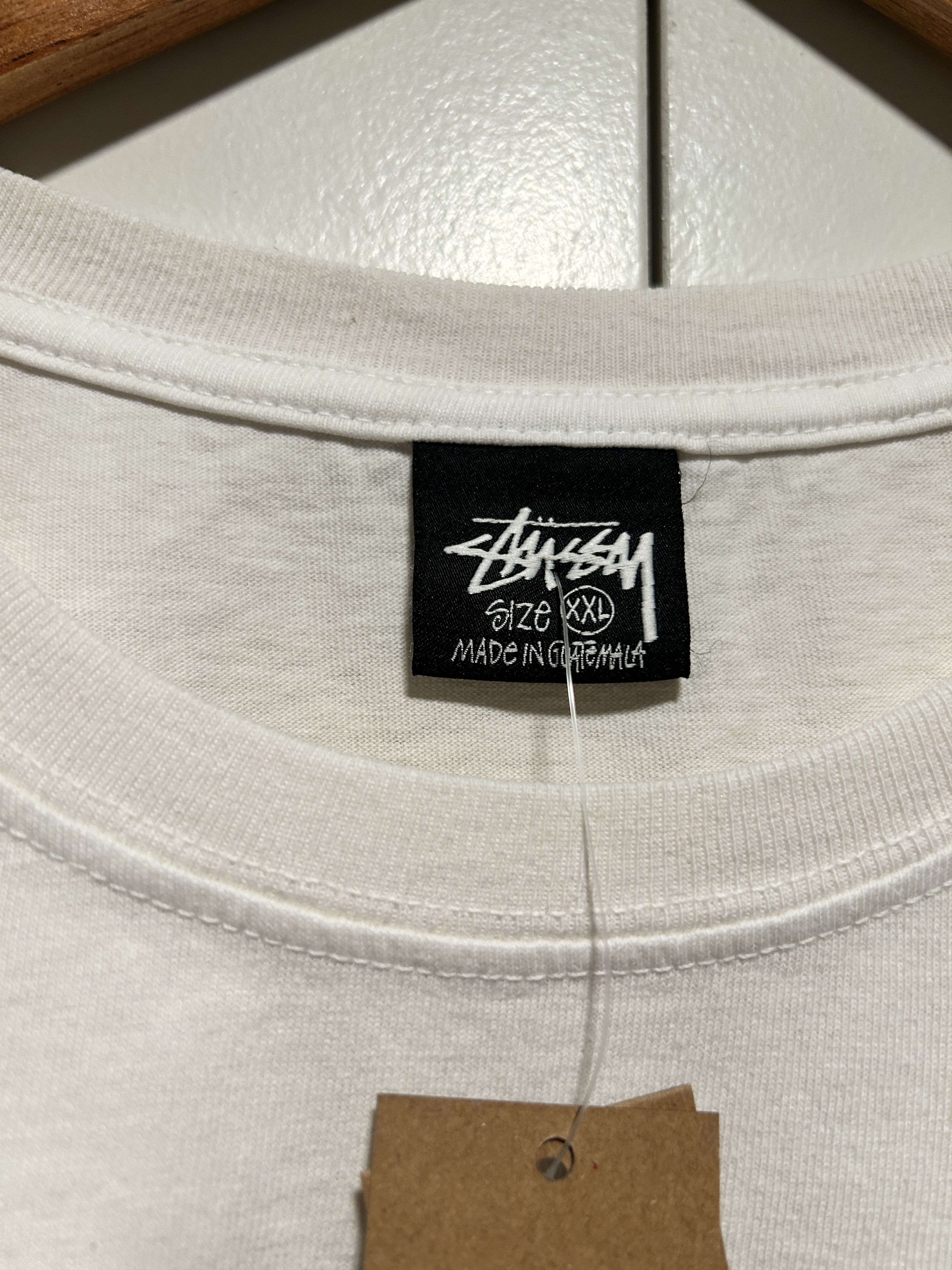 Martine Rose × Stussy Stussy x Martine Rose Stand Firm Pigment Dyed Tee Natural Size US XXL / EU 58 / 5 - 6 Thumbnail