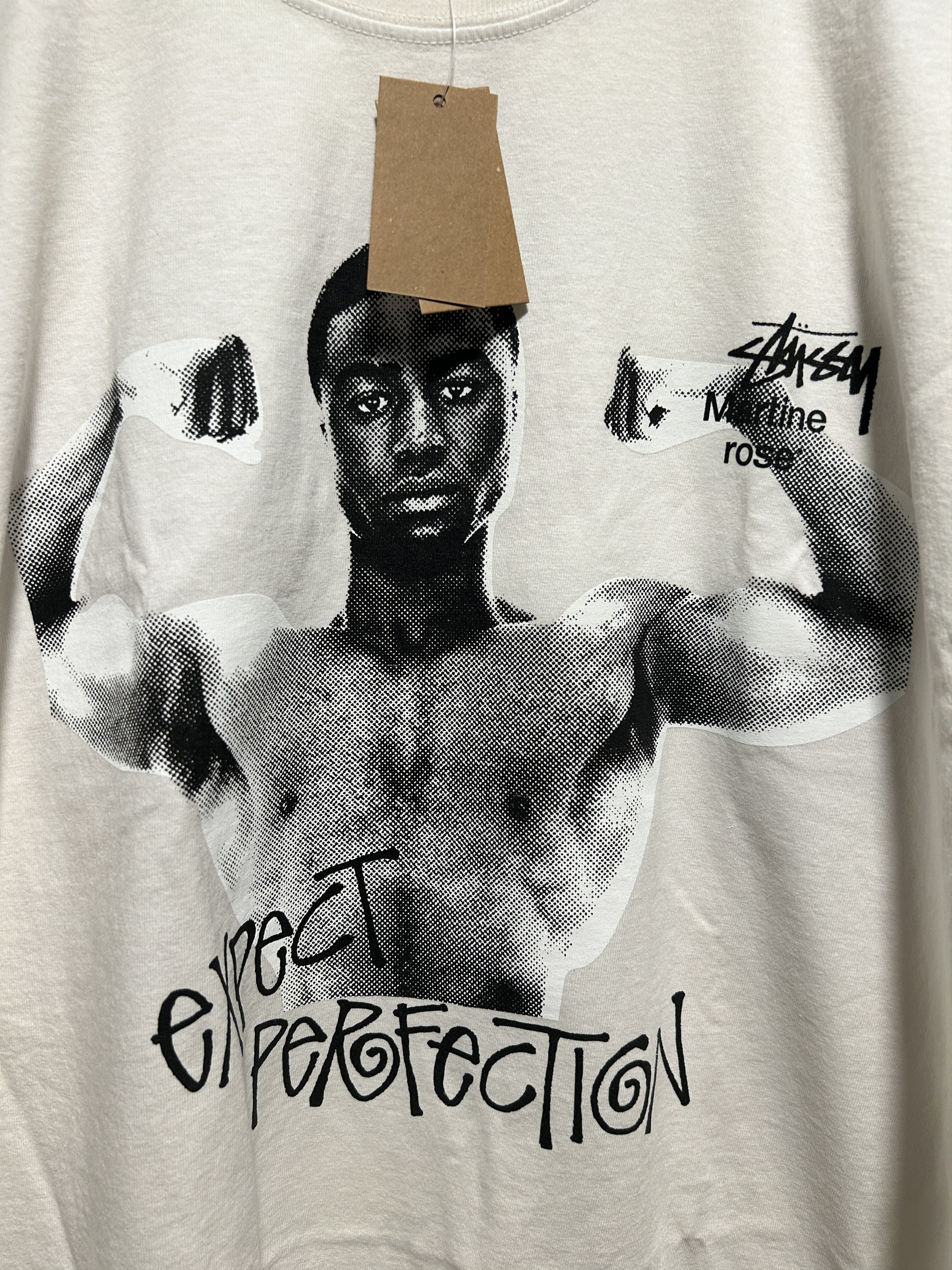 Martine Rose × Stussy Stussy x Martine Rose Stand Firm Pigment Dyed Tee Natural Size US XXL / EU 58 / 5 - 7 Thumbnail