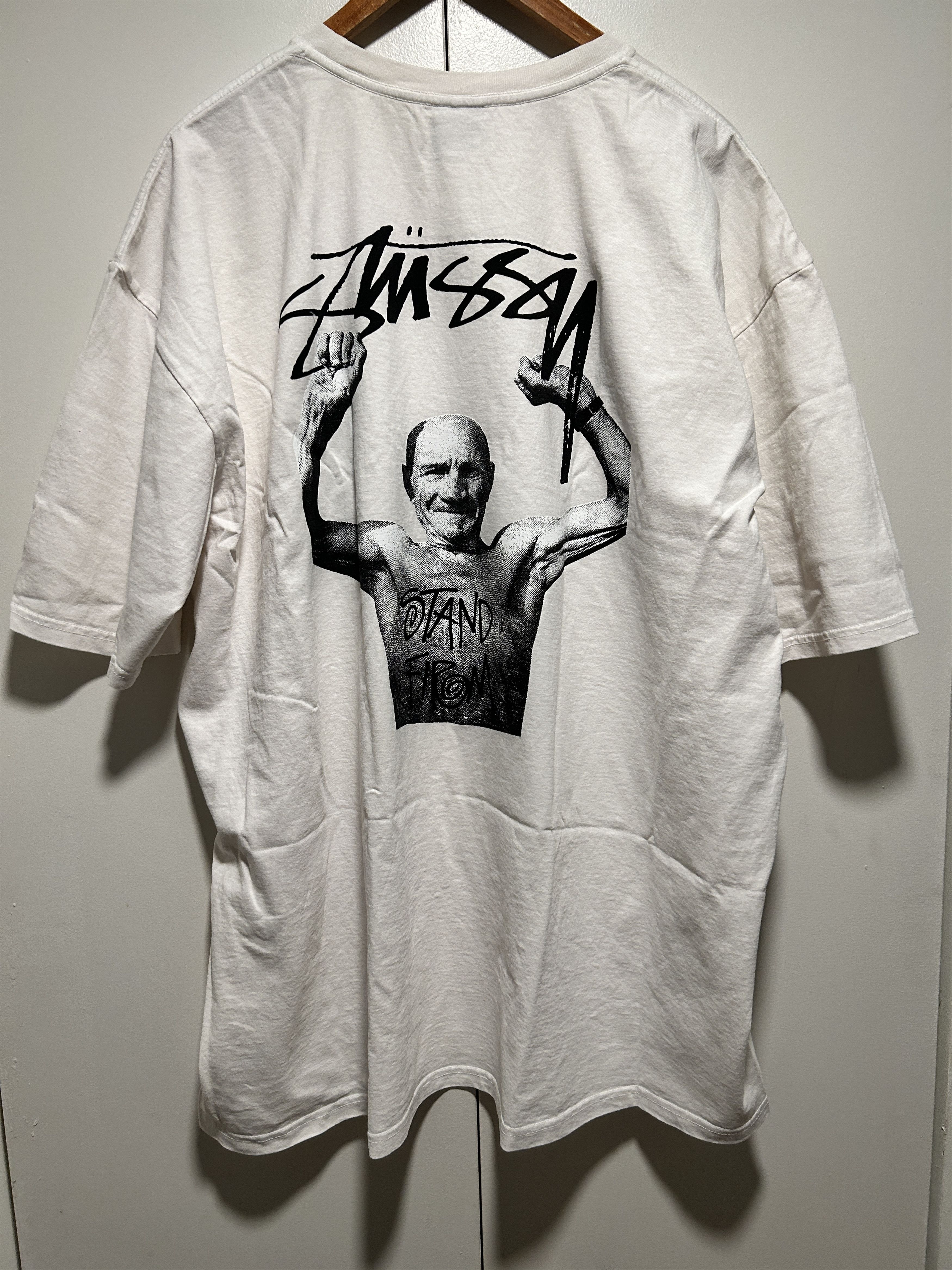 Martine Rose × Stussy Stussy x Martine Rose Stand Firm Pigment Dyed Tee Natural Size US XXL / EU 58 / 5 - 9 Thumbnail