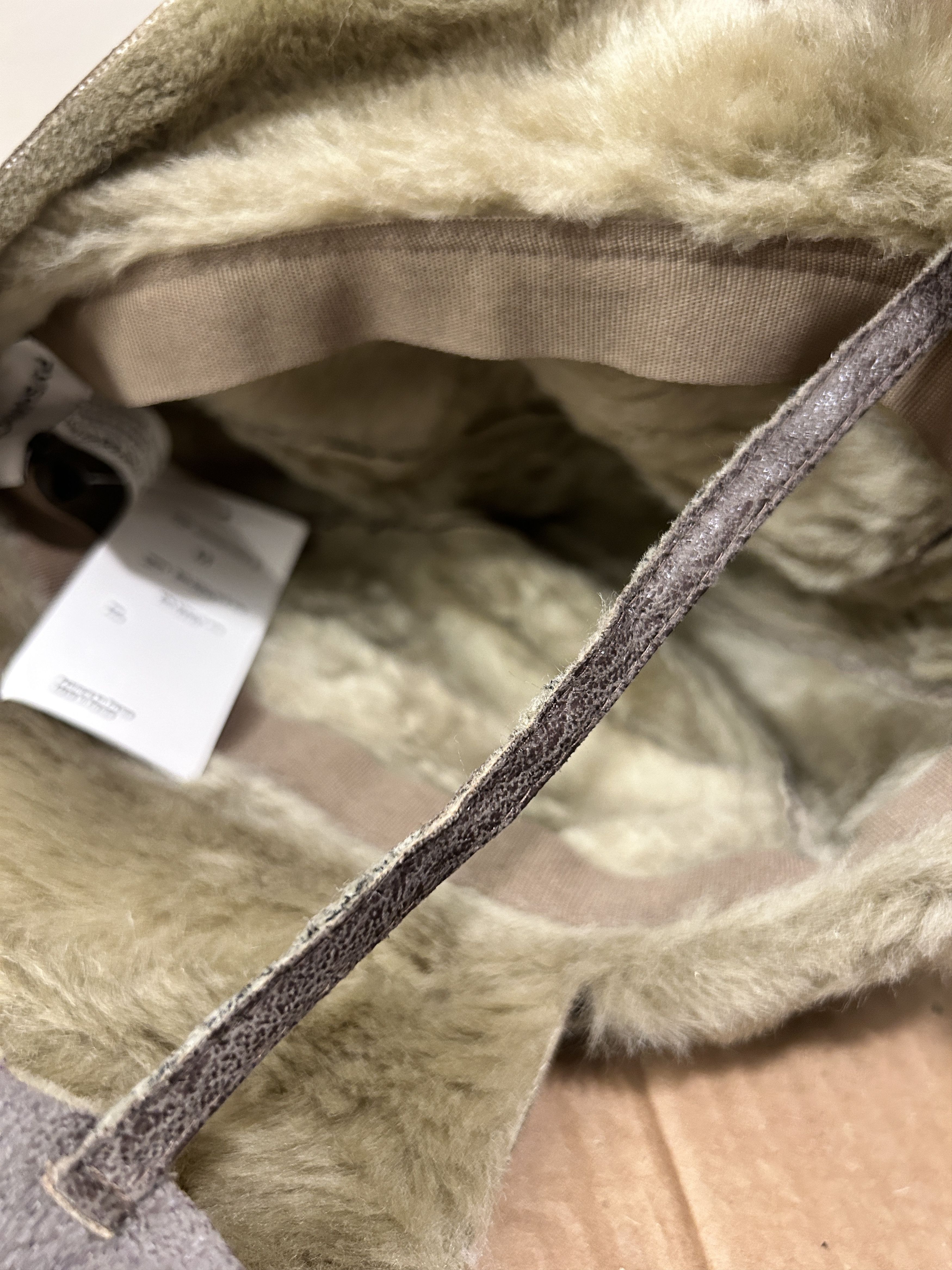 Gosha Rubchinskiy faux sheepskin chapka hat brown f/w 16 Medium Earflap Size ONE SIZE - 4 Thumbnail