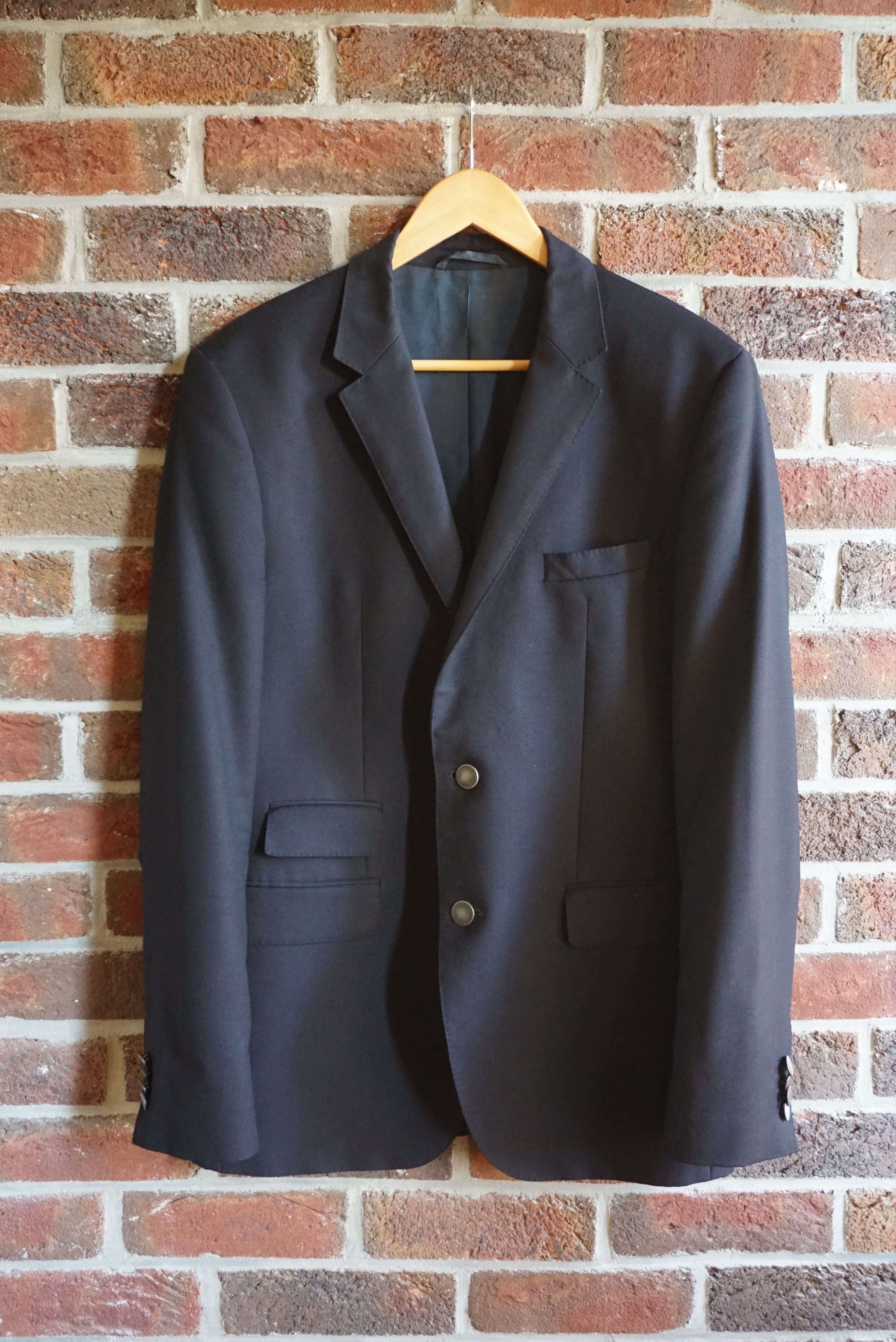 Hugo Boss HUGO BOSS jacket EU 50 US 40R blazer wool M/L slim fit Size 40R - 7 Thumbnail