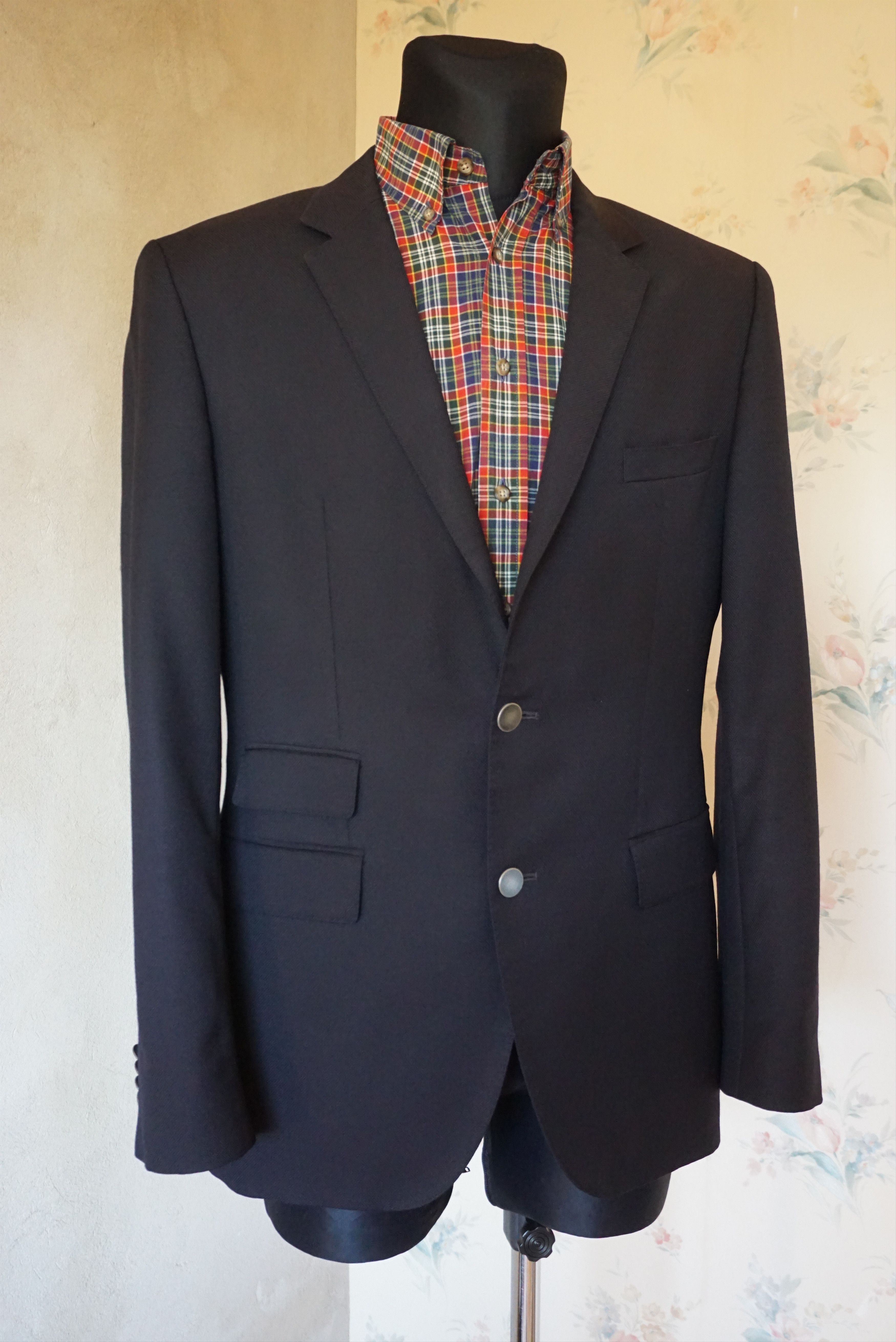 Hugo Boss HUGO BOSS jacket EU 50 US 40R blazer wool M/L slim fit Size 40R - 3 Thumbnail