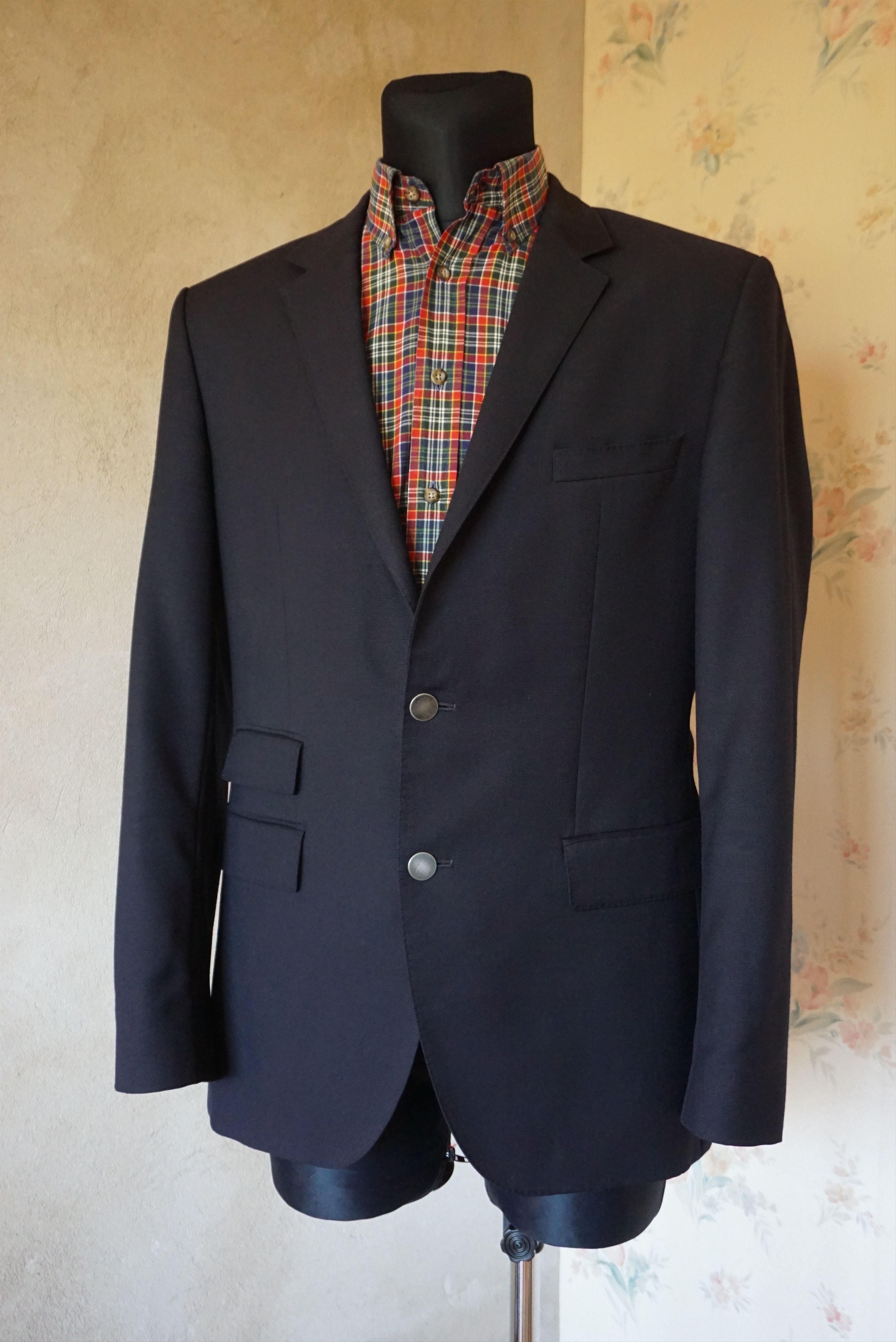 Hugo Boss HUGO BOSS jacket EU 50 US 40R blazer wool M/L slim fit Size 40R - 2 Thumbnail