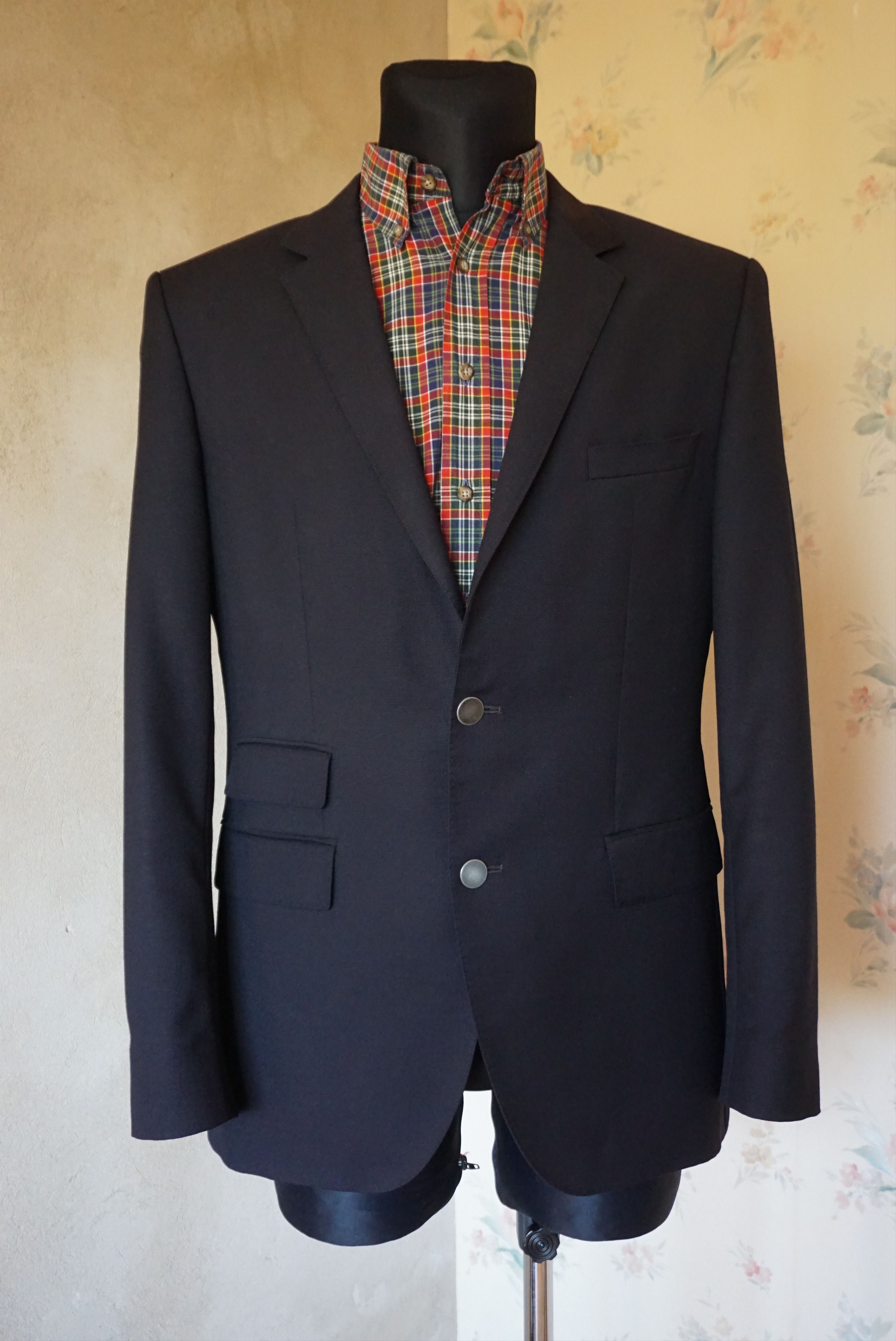 Hugo Boss HUGO BOSS jacket EU 50 US 40R blazer wool M/L slim fit Size 40R - 1 Thumbnail