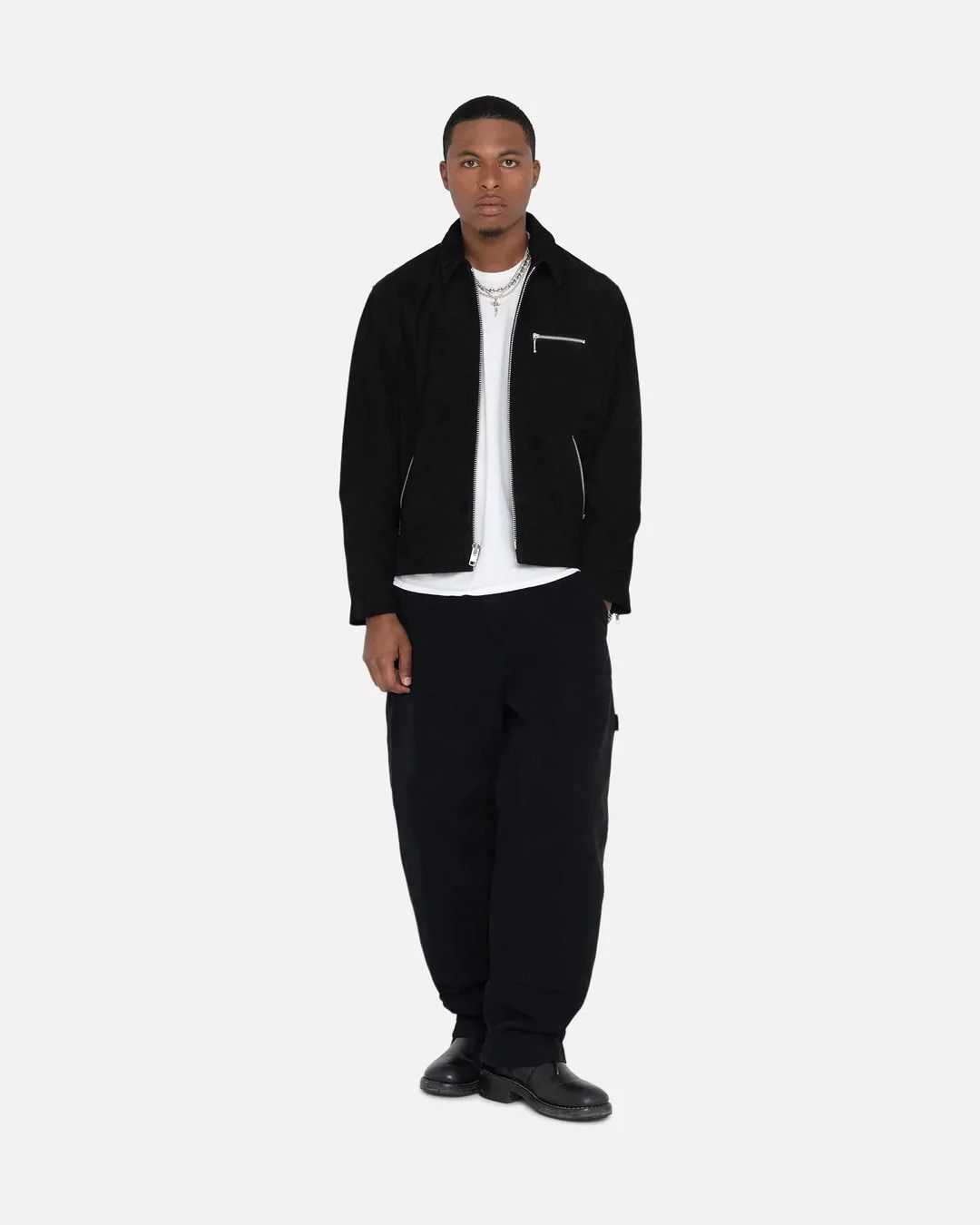 Stussy Stussy 8 BALL SUEDE BING JACKET Size US S / EU 44-46 / 1 - 7 Thumbnail