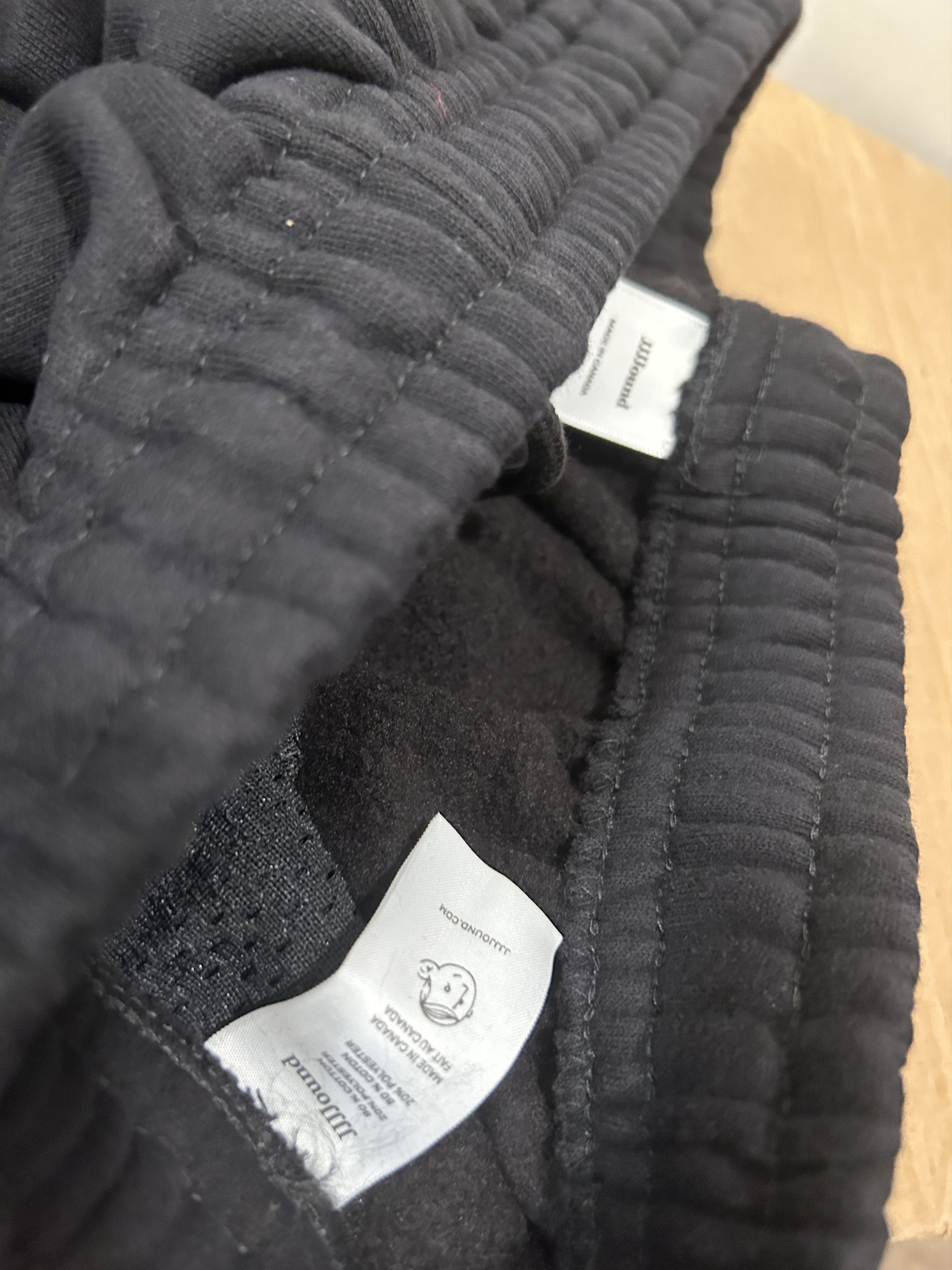 Jjjjound J/90 Black Sweatpants, Men's (Size 32) — image 6 of 6