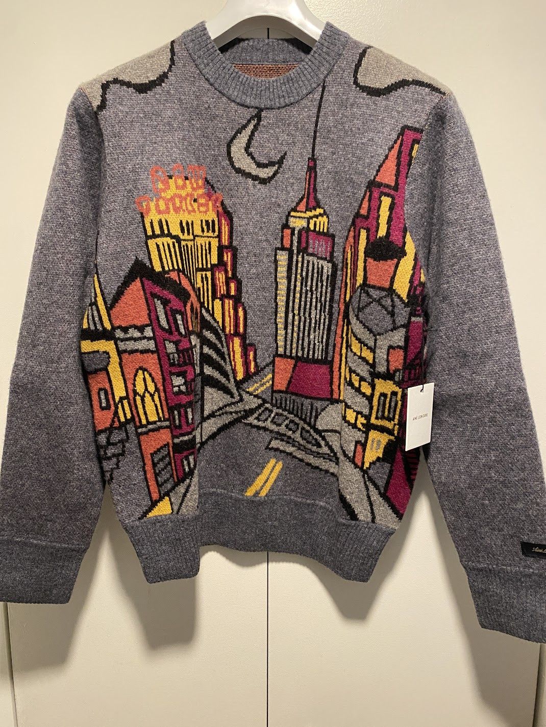 Aime Leon Dore aime leon dore picasso city molina sweater grey Size US S / EU 44-46 / 1 - 1 Thumbnail