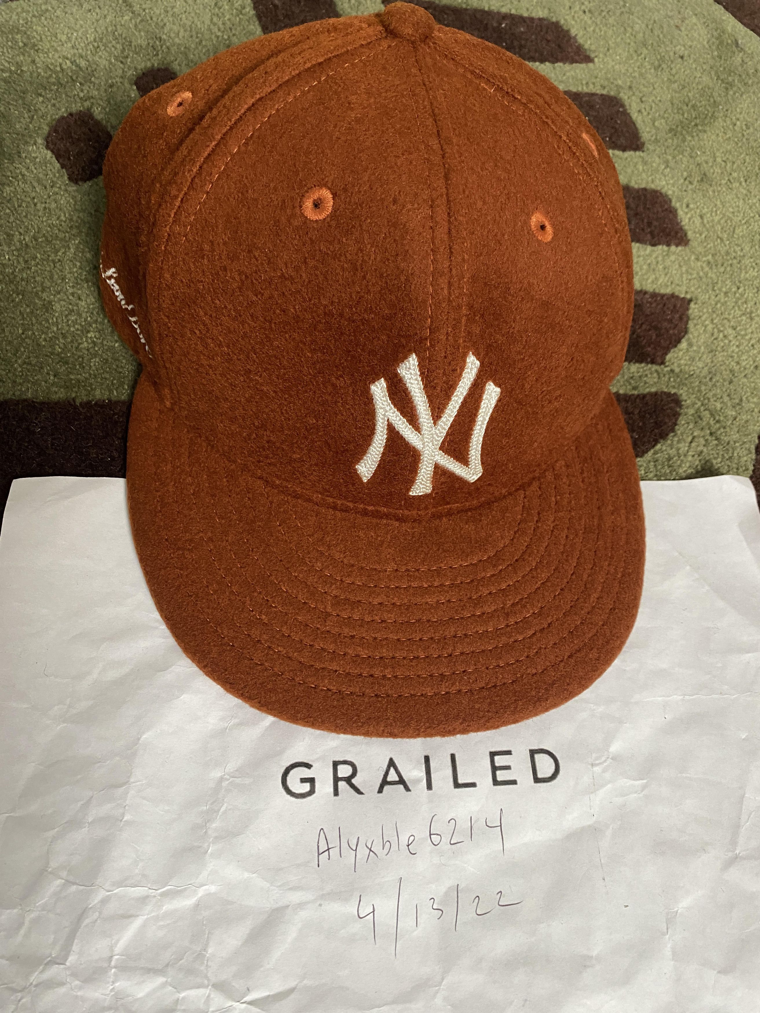 Aime Leon Dore [ 7 3/4] ALD / New Era Moleskin Yankees Hat -red Size ONE SIZE - 3 Thumbnail