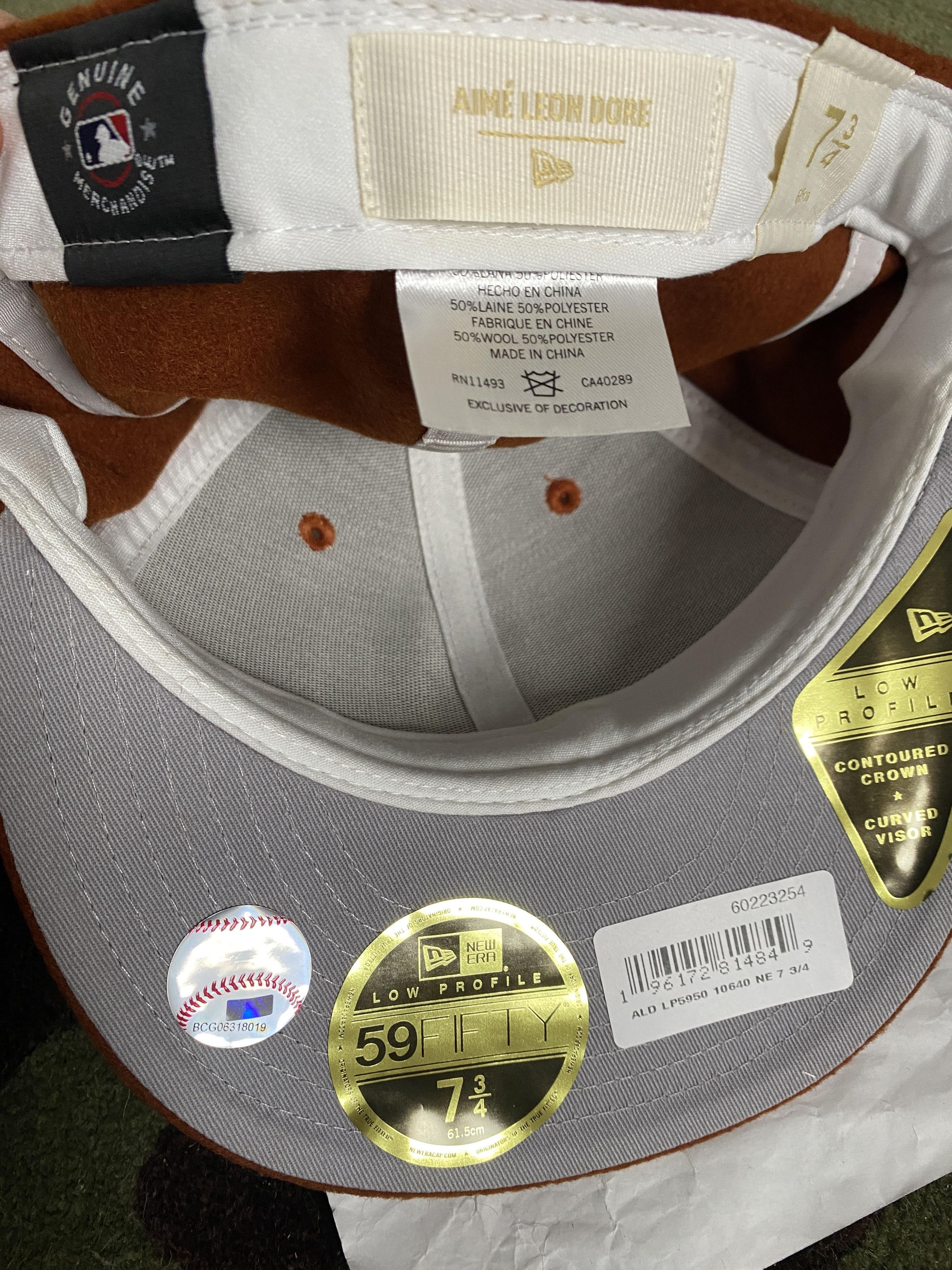 Aime Leon Dore [ 7 3/4] ALD / New Era Moleskin Yankees Hat -red Size ONE SIZE - 5 Thumbnail