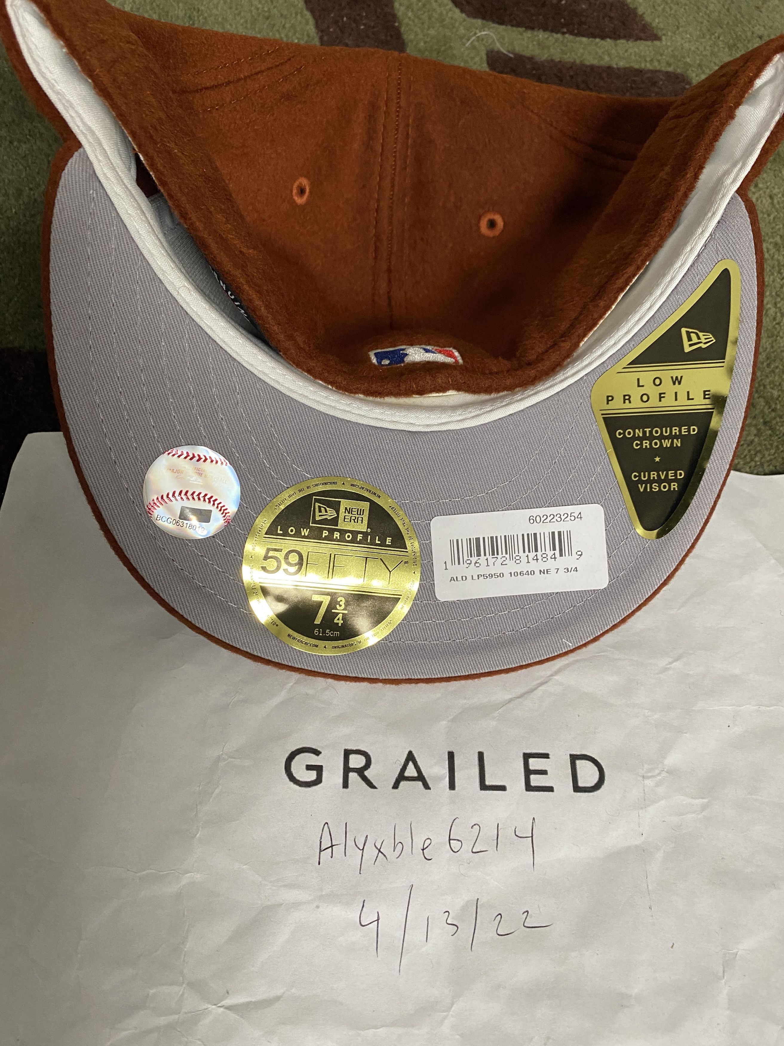 Aime Leon Dore [ 7 3/4] ALD / New Era Moleskin Yankees Hat -red Size ONE SIZE - 4 Thumbnail