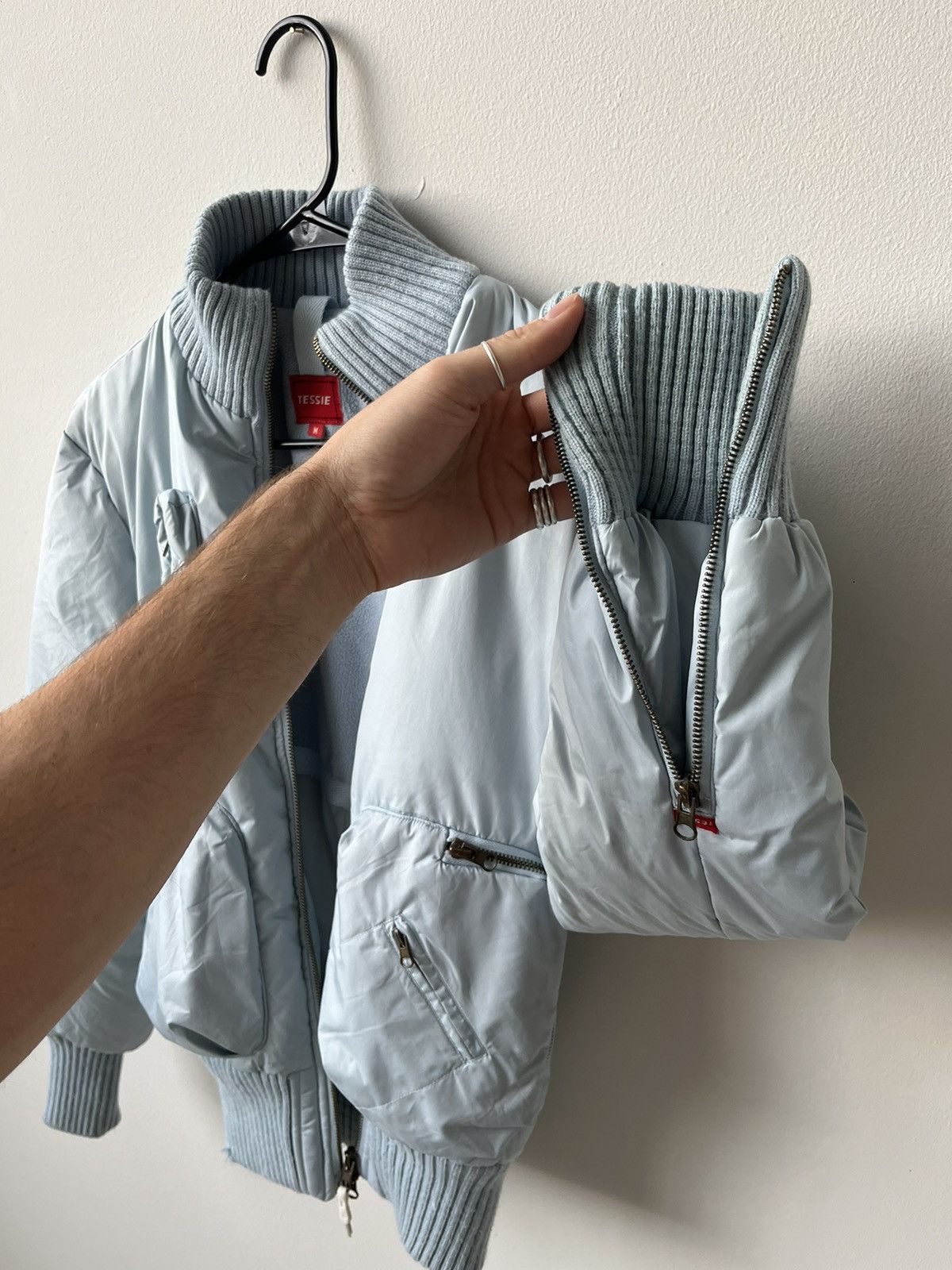 Vintage VINTAGE Y2K BABY BLUR TESSIE PUFFER JACKET Size M / US 6-8 / IT 42-44 - 5 Thumbnail