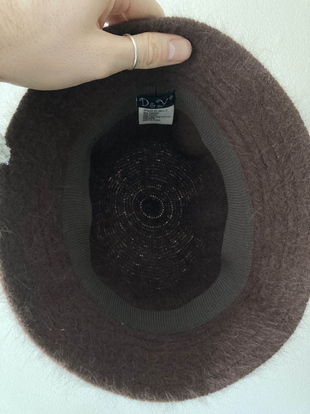 Japanese Brand VINTAGE Y2K FUZZY BUCKET HAT Size ONE SIZE - 2 Thumbnail