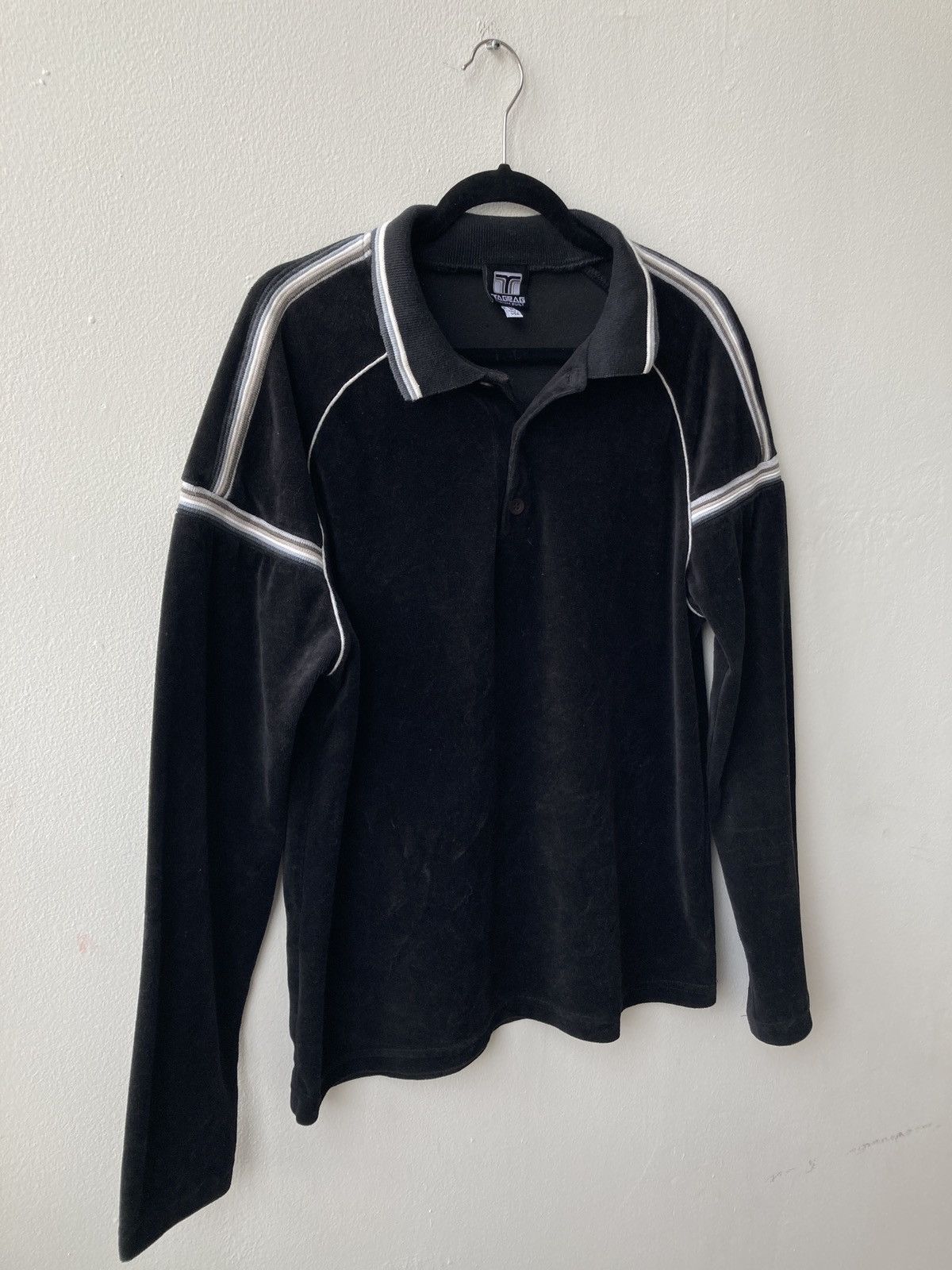 Japanese Brand Vintage Made in USA Black Striped Longsleeve Size US M / EU 48-50 / 2 - 3 Thumbnail