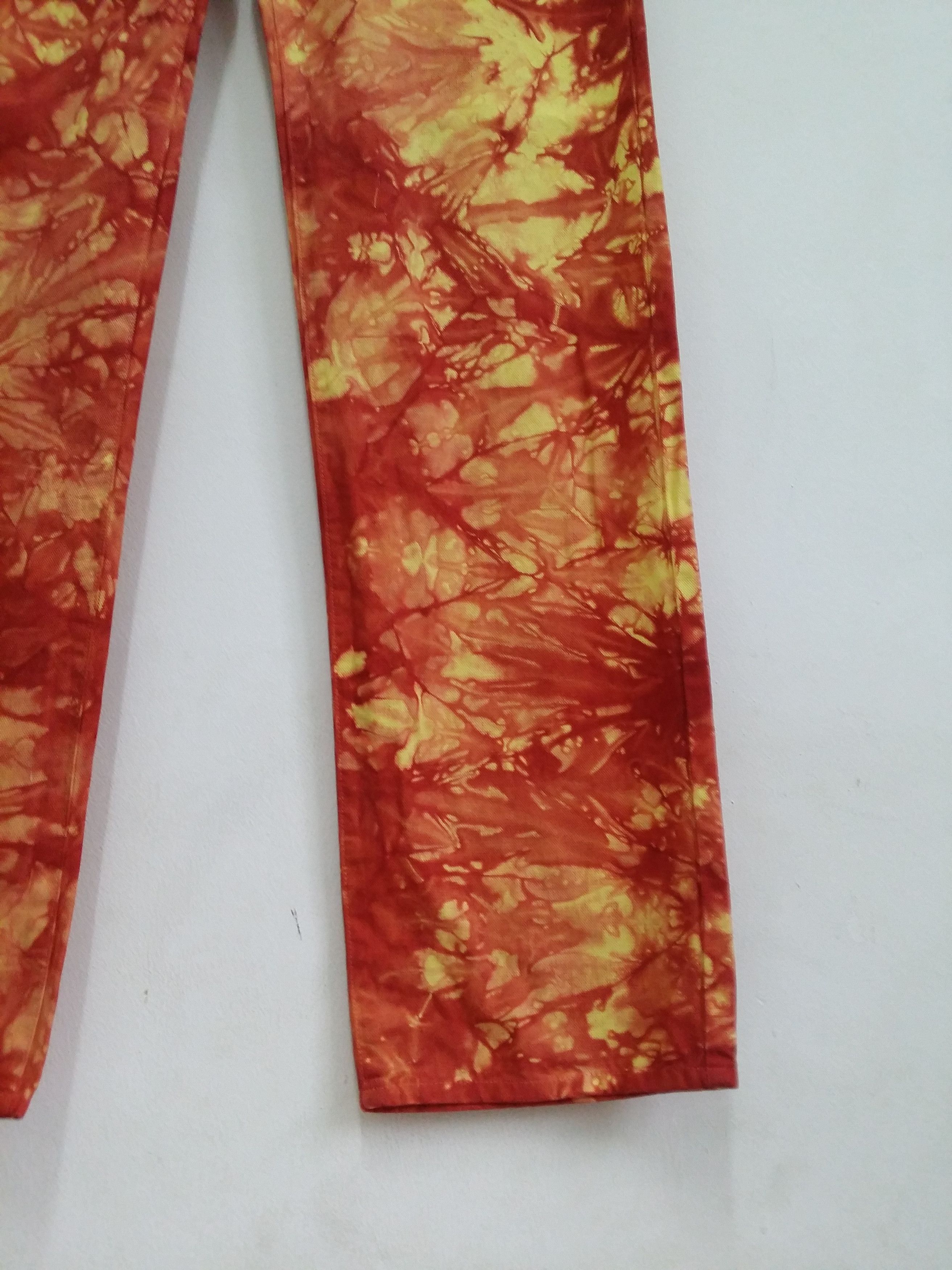 Adapt Adapt Smokey Tie Dye Fully Abstract Pop Art Regular Denim Size US 33 - 6 Thumbnail