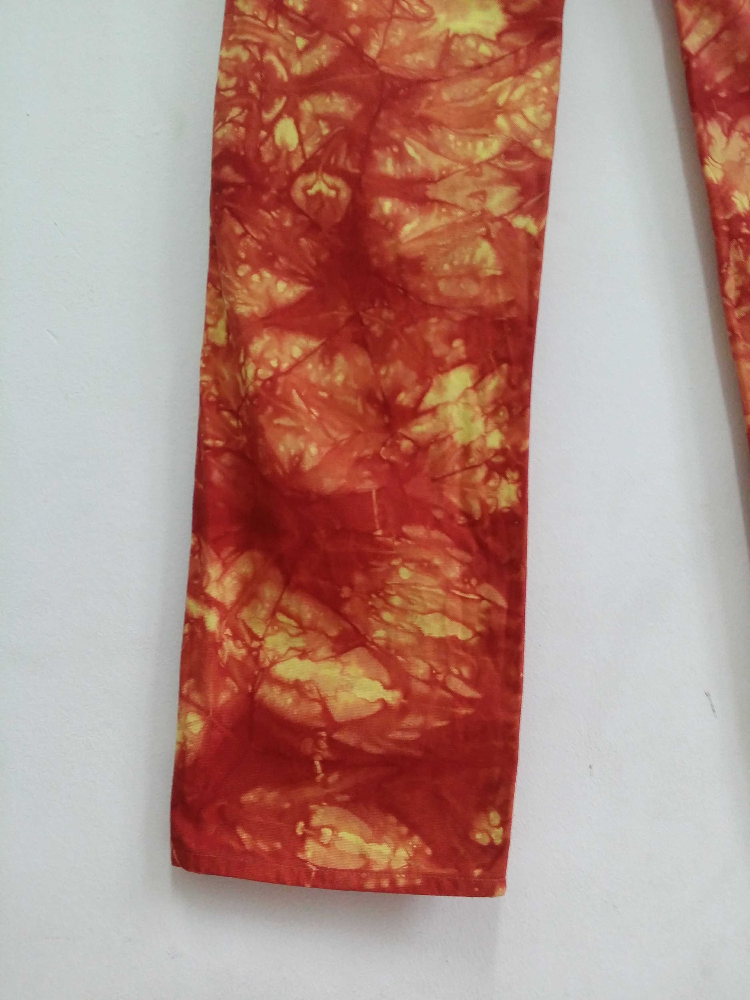 Adapt Adapt Smokey Tie Dye Fully Abstract Pop Art Regular Denim Size US 33 - 13 Thumbnail