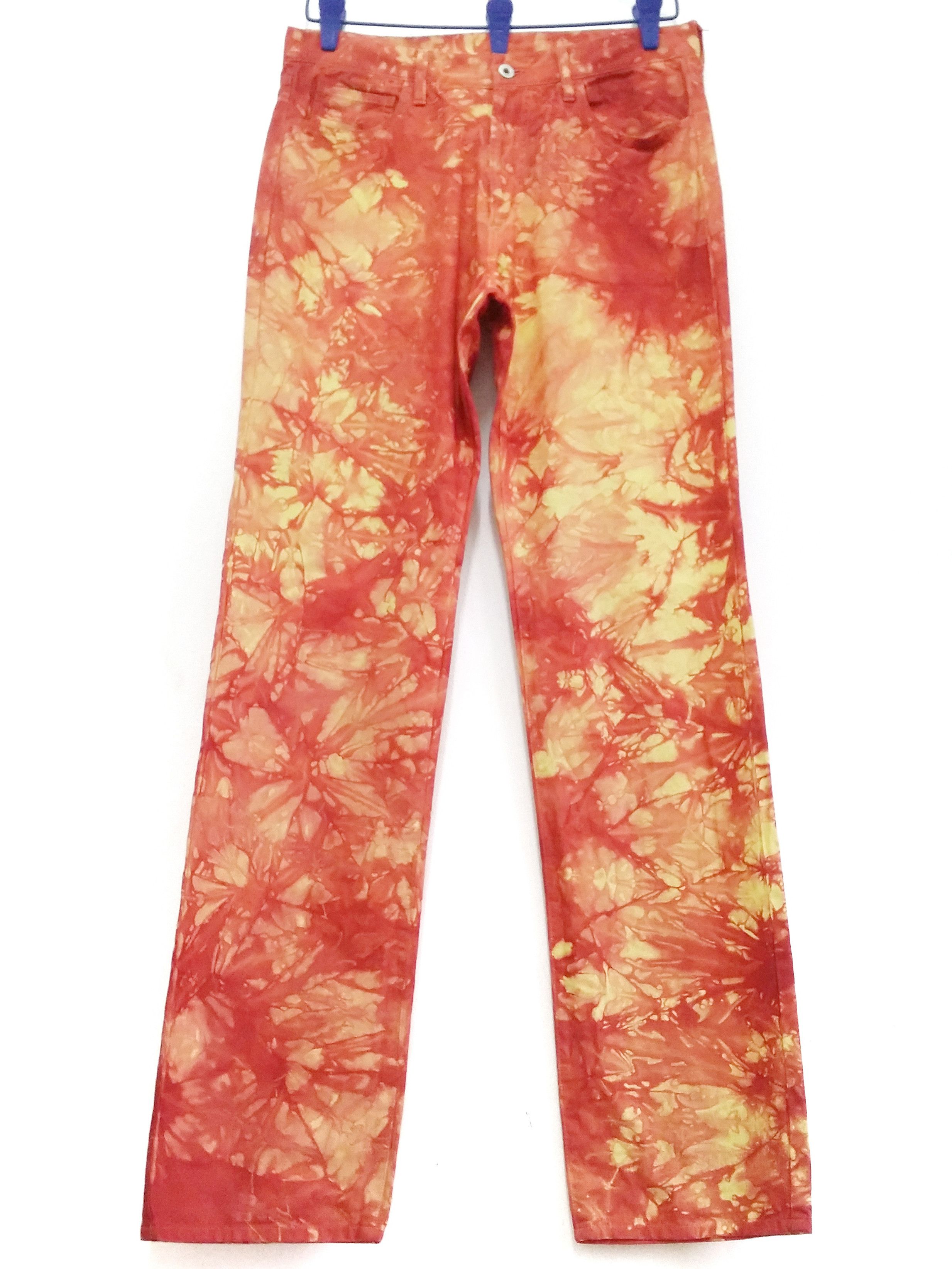 Adapt Adapt Smokey Tie Dye Fully Abstract Pop Art Regular Denim Size US 33 - 1 Thumbnail
