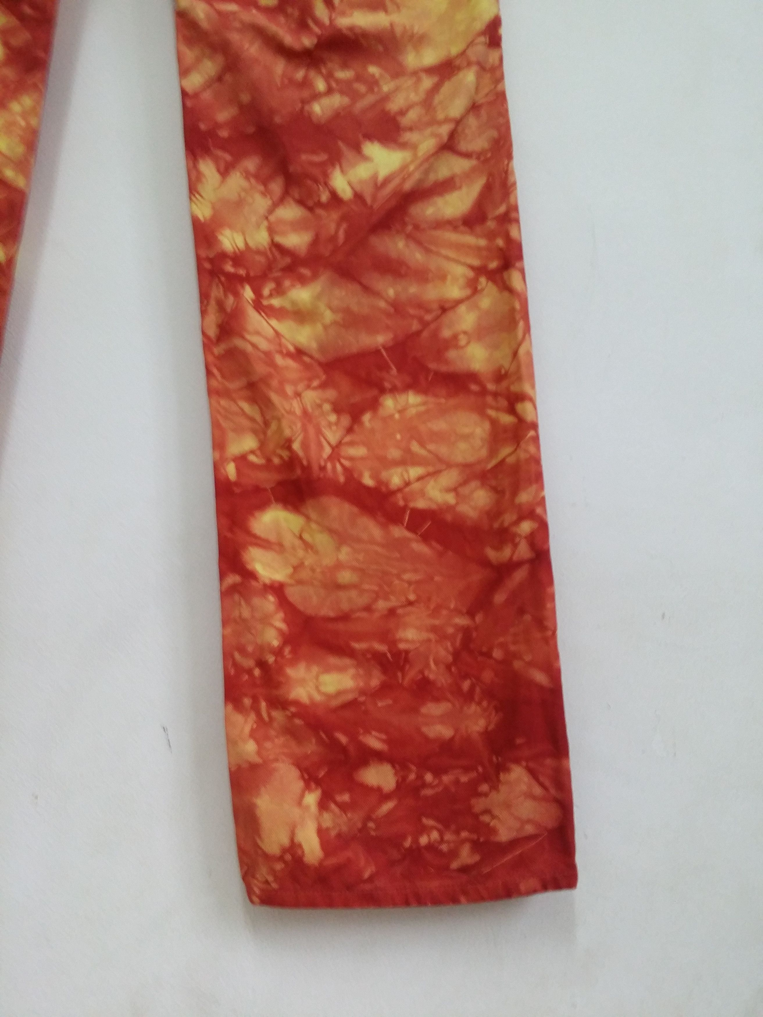 Adapt Adapt Smokey Tie Dye Fully Abstract Pop Art Regular Denim Size US 33 - 12 Thumbnail