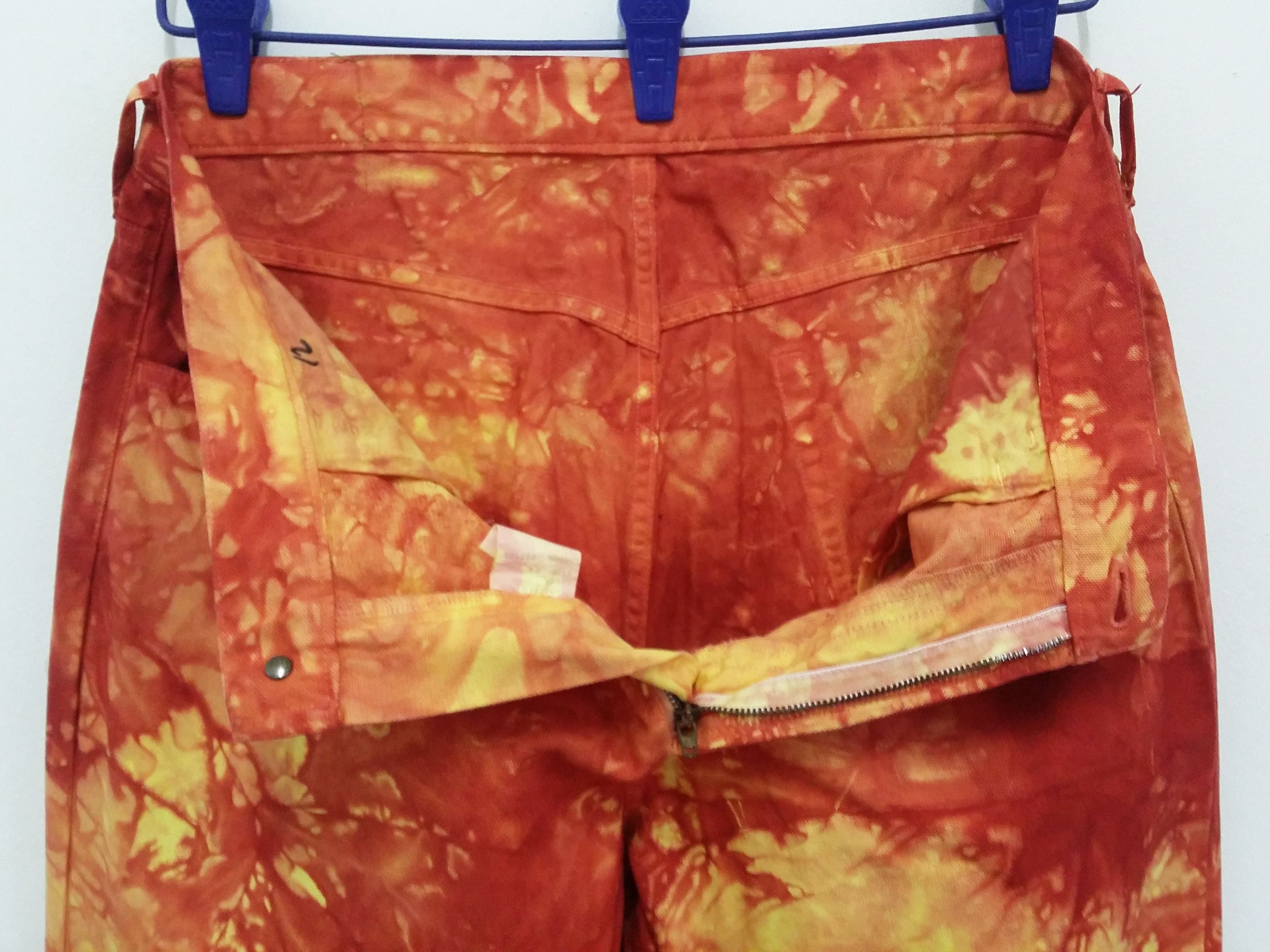 Adapt Adapt Smokey Tie Dye Fully Abstract Pop Art Regular Denim Size US 33 - 17 Thumbnail
