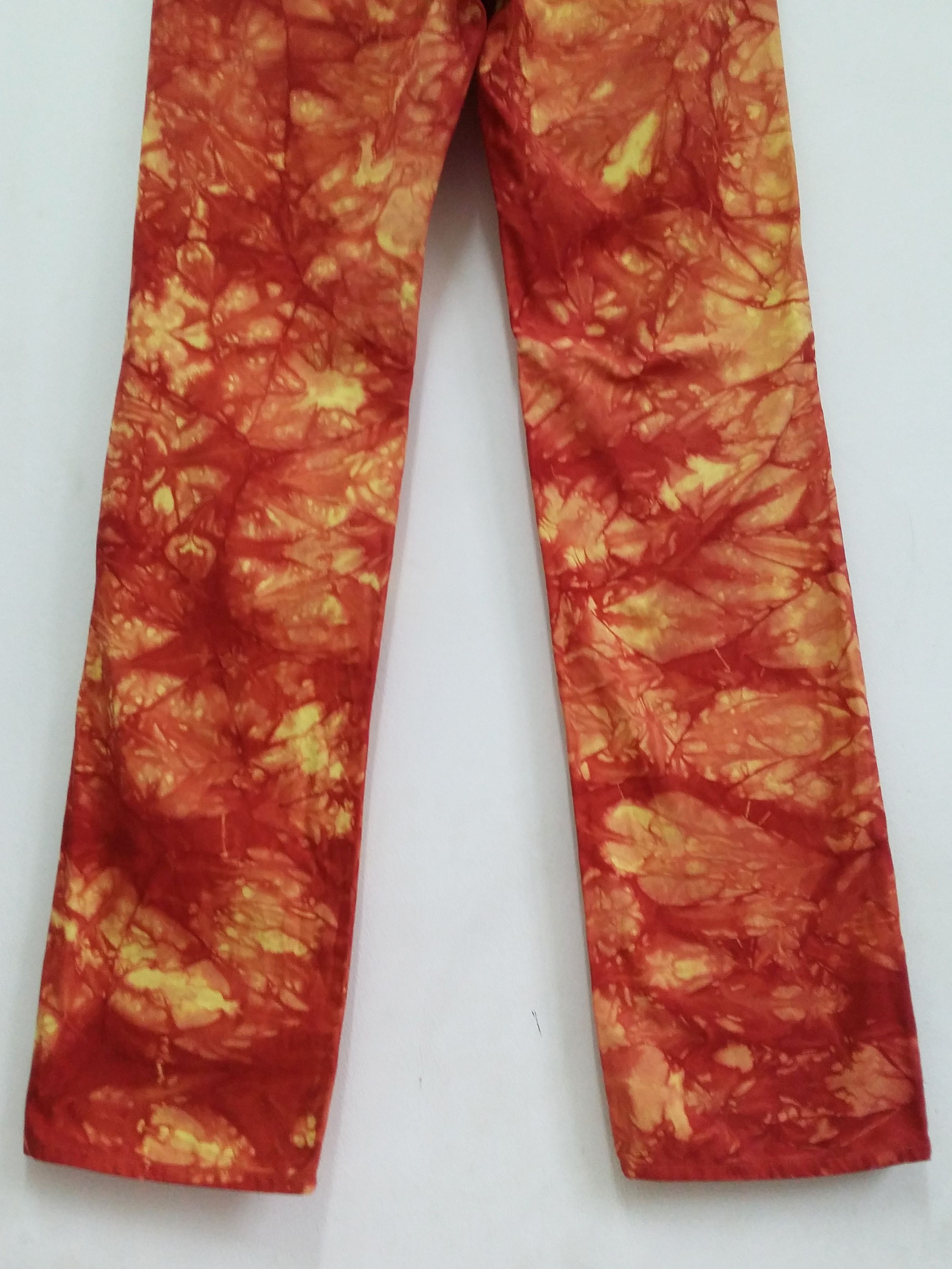 Adapt Adapt Smokey Tie Dye Fully Abstract Pop Art Regular Denim Size US 33 - 10 Thumbnail