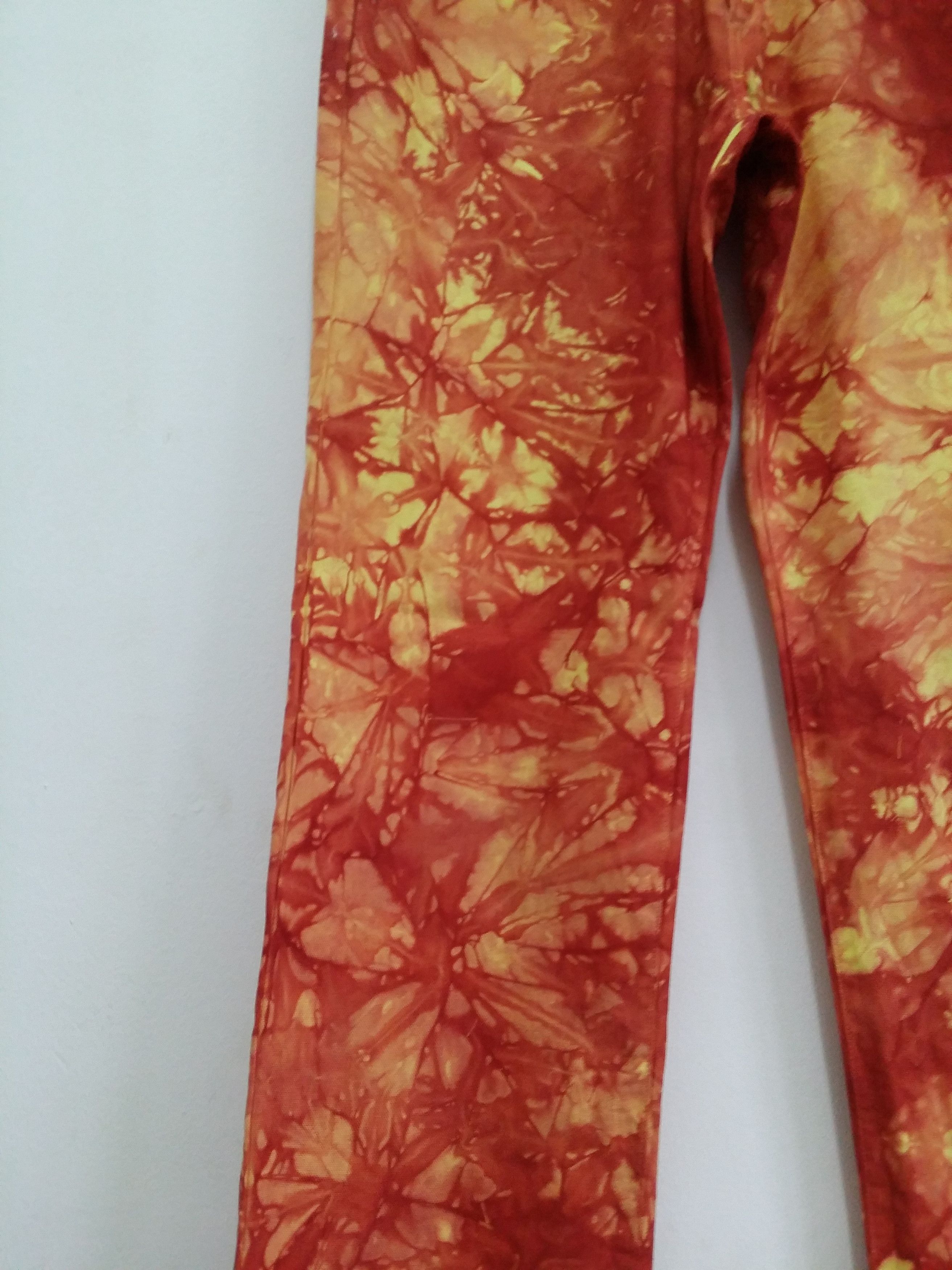 Adapt Adapt Smokey Tie Dye Fully Abstract Pop Art Regular Denim Size US 33 - 8 Thumbnail