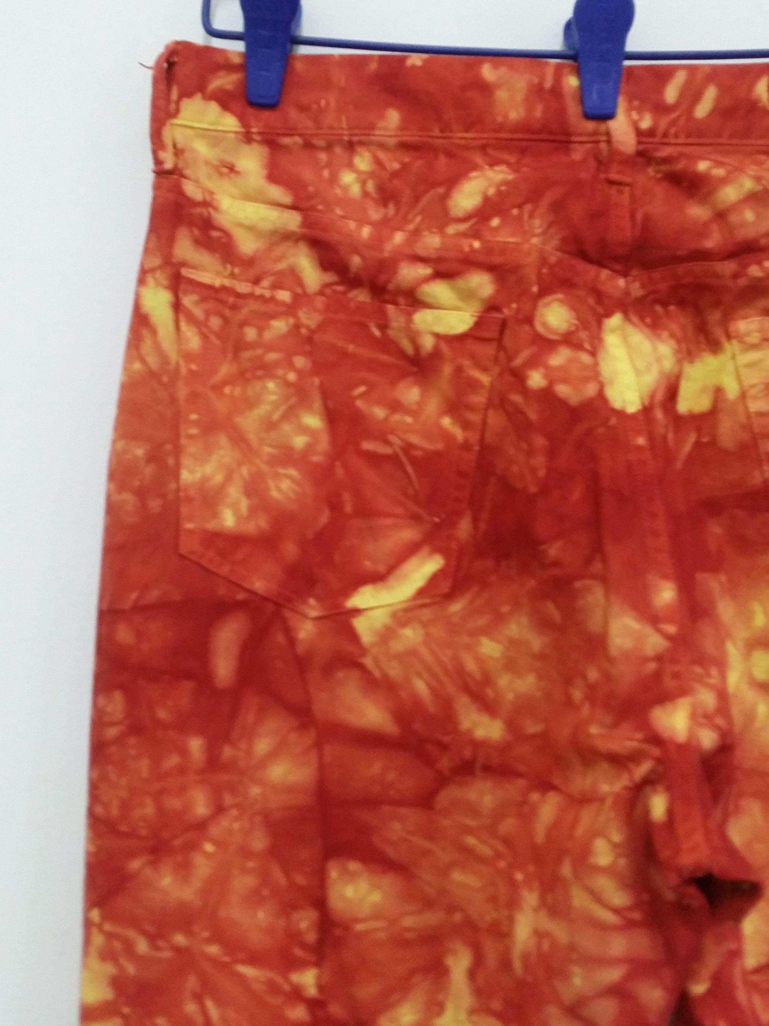 Adapt Adapt Smokey Tie Dye Fully Abstract Pop Art Regular Denim Size US 33 - 15 Thumbnail