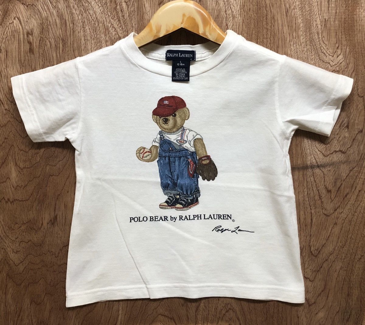 Designer × Polo Ralph Lauren Polo Bear by Ralph Lauren t shirt for child Size US XXS / EU 40 - 1 Thumbnail