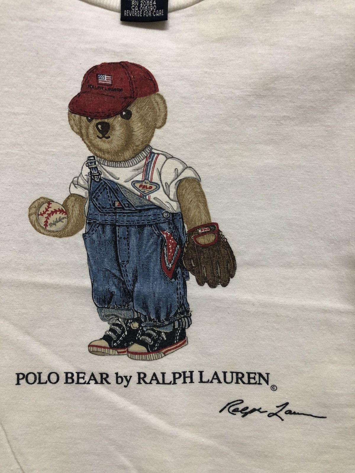 Designer × Polo Ralph Lauren Polo Bear by Ralph Lauren t shirt for child Size US XXS / EU 40 - 2 Thumbnail