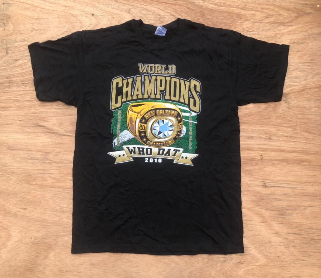 Gildan × NFL vintage tee D - 17 world champ super ring Size US L / EU 52-54 / 3 - 1 Thumbnail