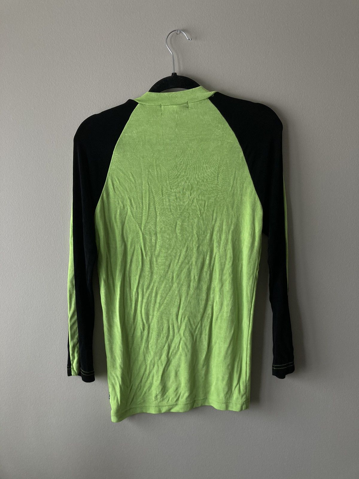 Vintage VINTAGE YMLA ALIEN RAVE WEAR LONGSLEEVE STRETCH TOP Size US L / EU 52-54 / 3 - 4 Thumbnail
