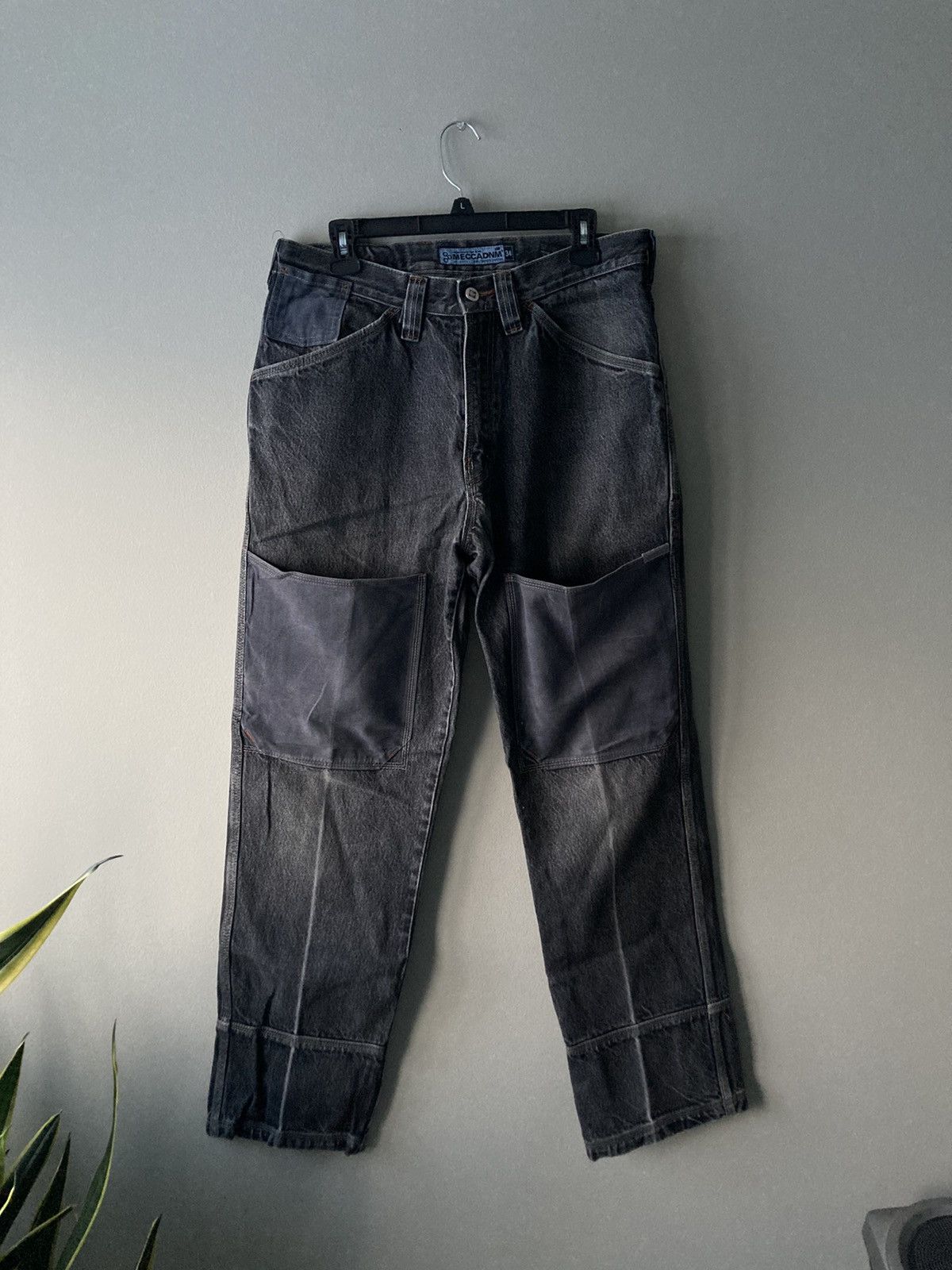 Mecca VINTAGE MECCADNM STREETWEAR DOUBLE KNEE POCKET DENIM Size US 32 / EU 48 - 1 Thumbnail