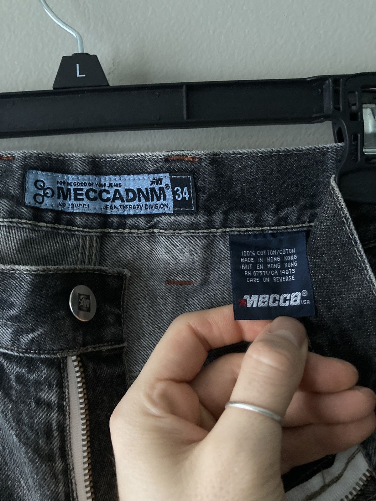 Mecca VINTAGE MECCADNM STREETWEAR DOUBLE KNEE POCKET DENIM Size US 32 / EU 48 - 8 Thumbnail