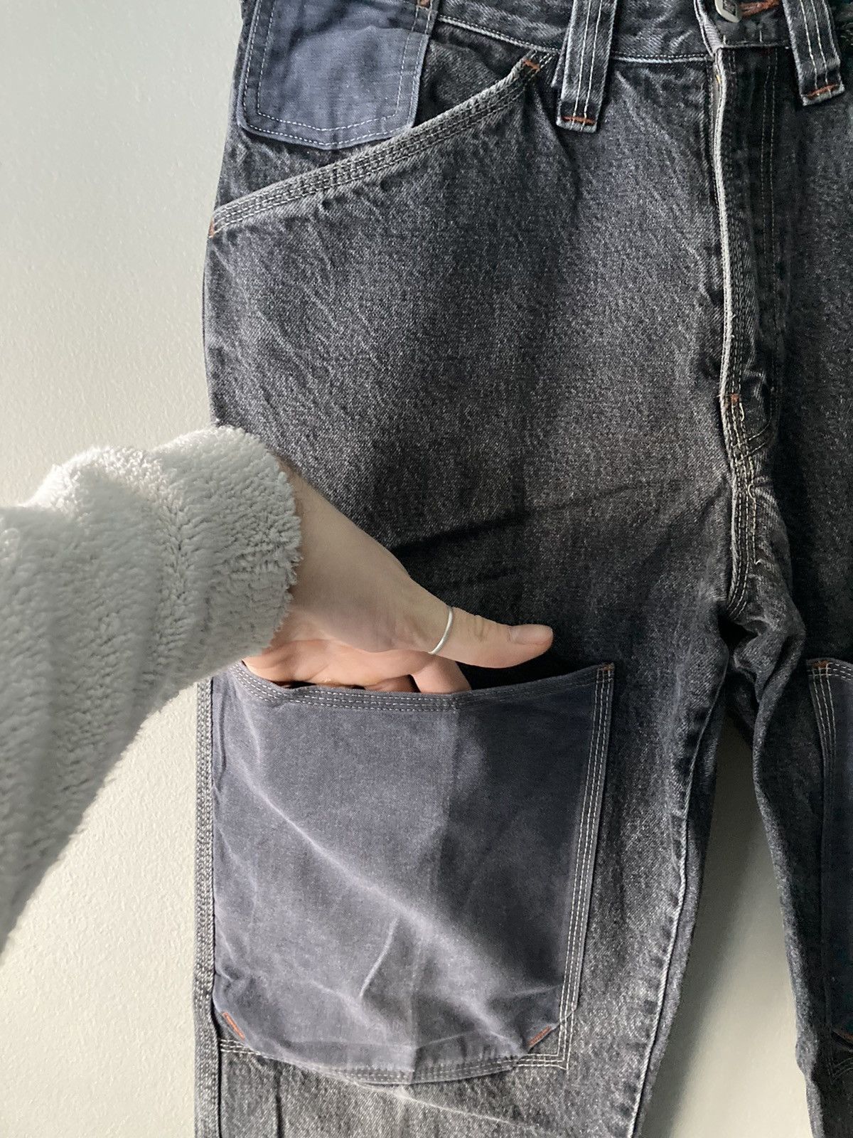 Mecca VINTAGE MECCADNM STREETWEAR DOUBLE KNEE POCKET DENIM Size US 32 / EU 48 - 3 Thumbnail