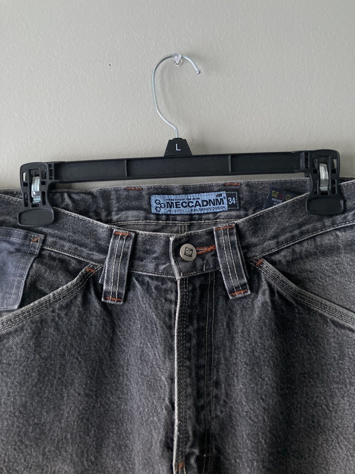 Mecca VINTAGE MECCADNM STREETWEAR DOUBLE KNEE POCKET DENIM Size US 32 / EU 48 - 5 Thumbnail