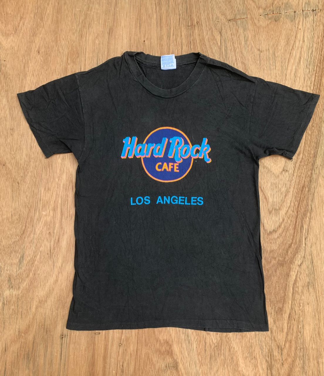 image of Tee D 34 Hard Rock Cafe Los Angeles in Black, Men's (Size Medium)