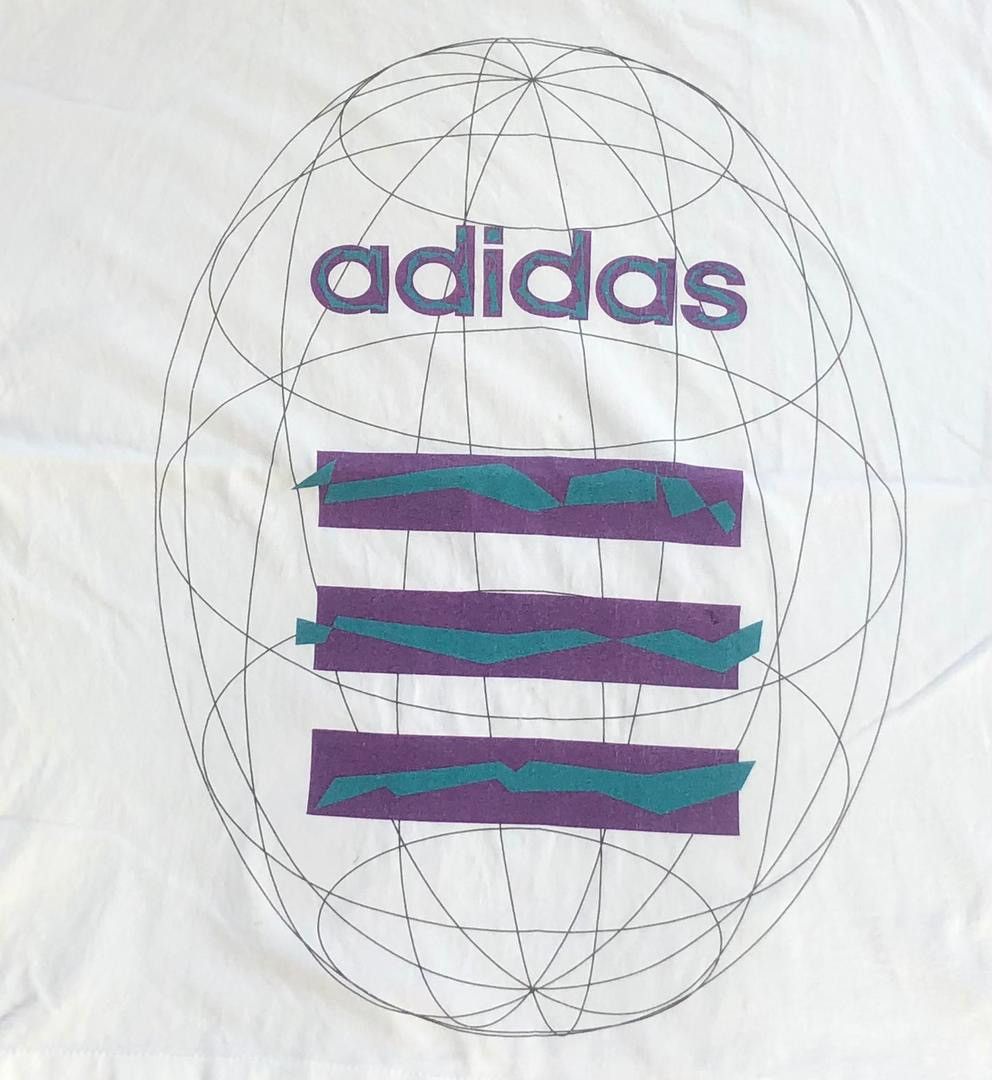 Adidas × Vintage vintage tee C8 adidas Size US XL / EU 56 / 4 - 2 Thumbnail