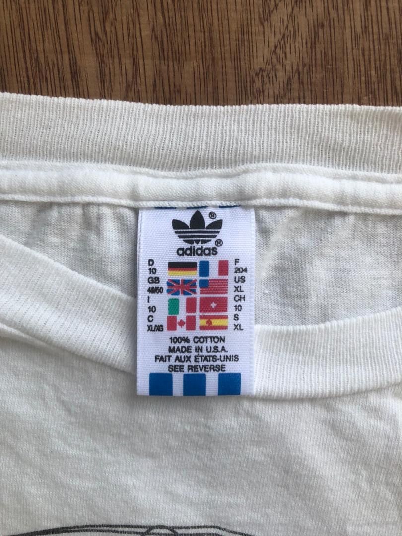 Adidas × Vintage vintage tee C8 adidas Size US XL / EU 56 / 4 - 4 Thumbnail